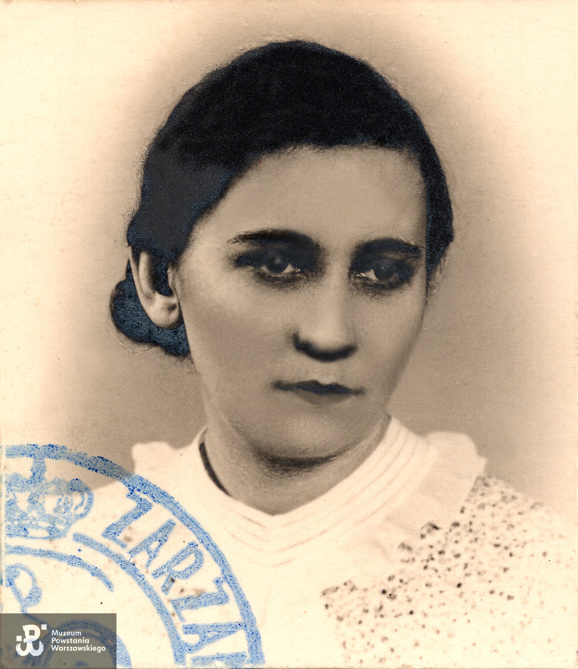 piel. Michalina Szelągowska (1908-1998). Fot. z dokumentów z okresu okupacji niemieckiej.