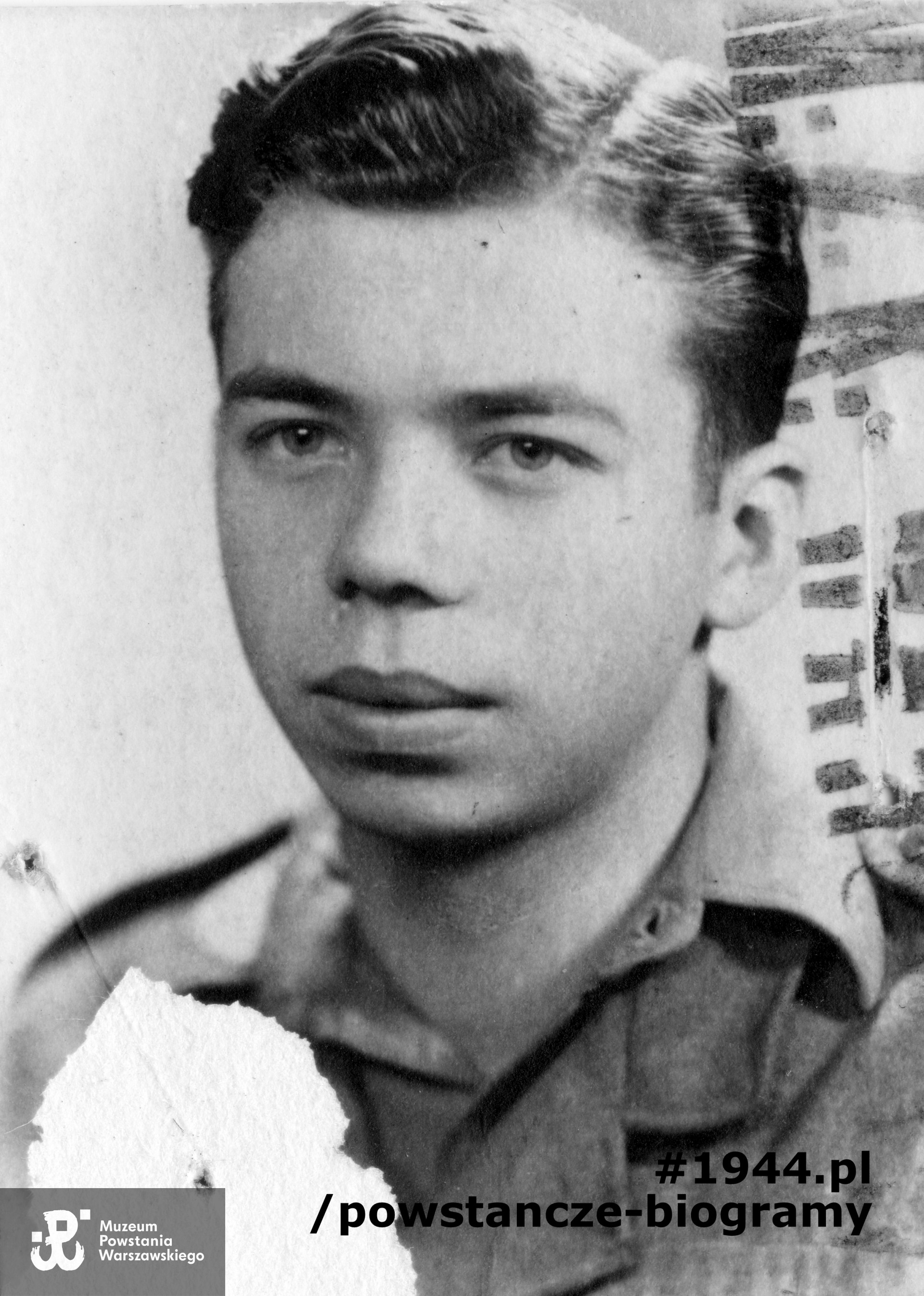 Zbigniew Galperyn "Antek". Fot. ze zbiorów Muzeum Powstania Warszawskiego, sygn. MPW-IP/5618