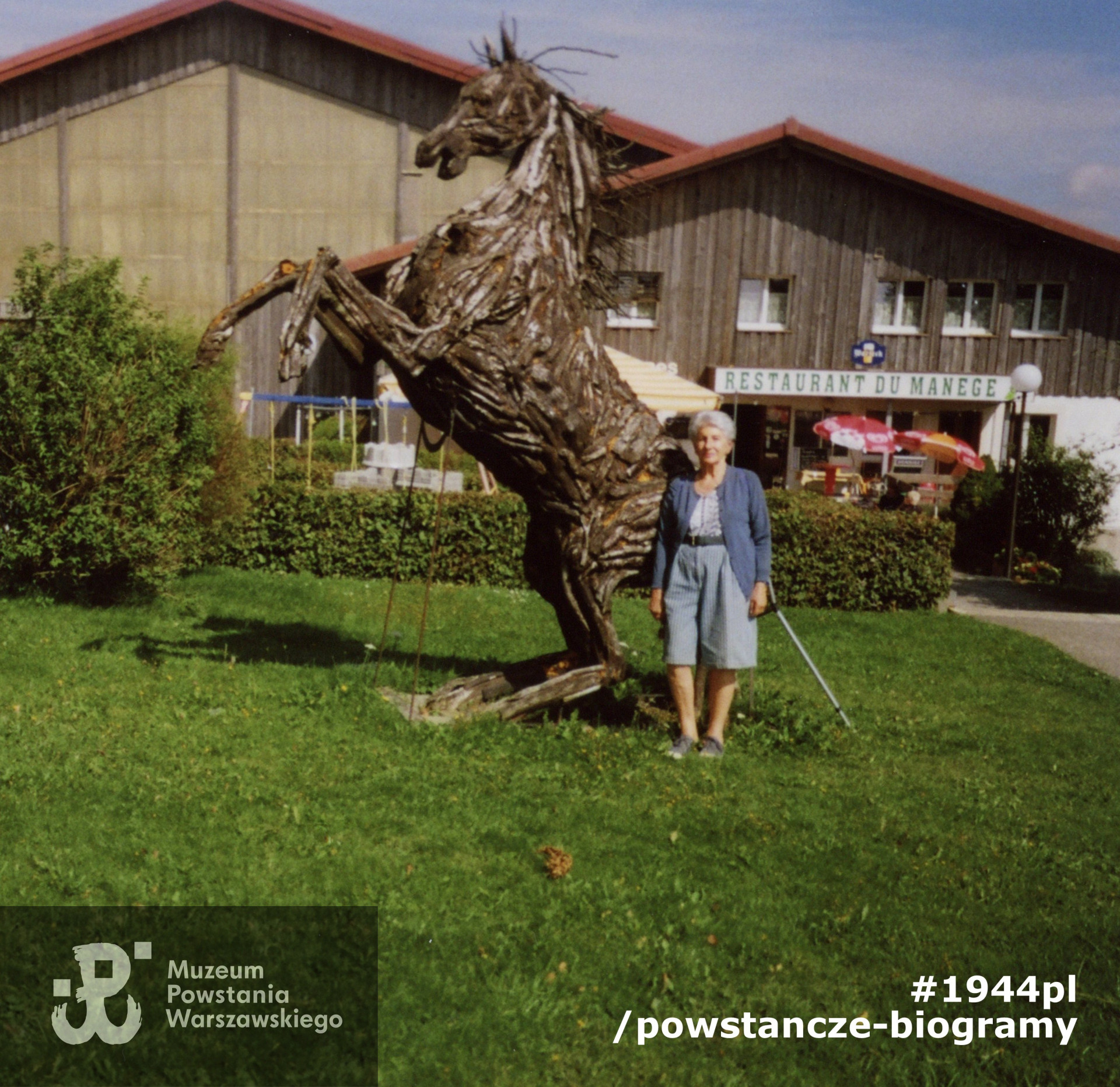 W lipcu  2015 roku.  Fot. z archiwum rodzinnego udostępniła p. Maria Bourquin - Rulska