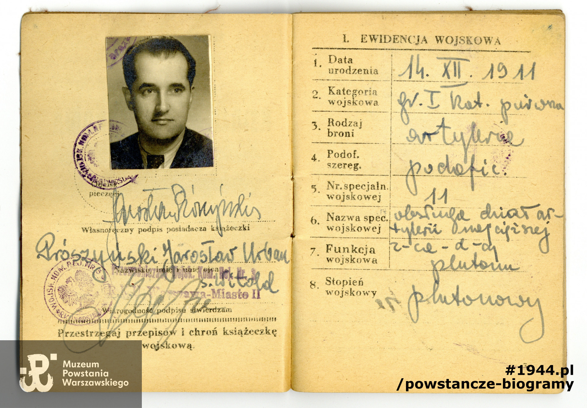 Z archiwum rodzinnego p. Krystyny Prószyńskiej