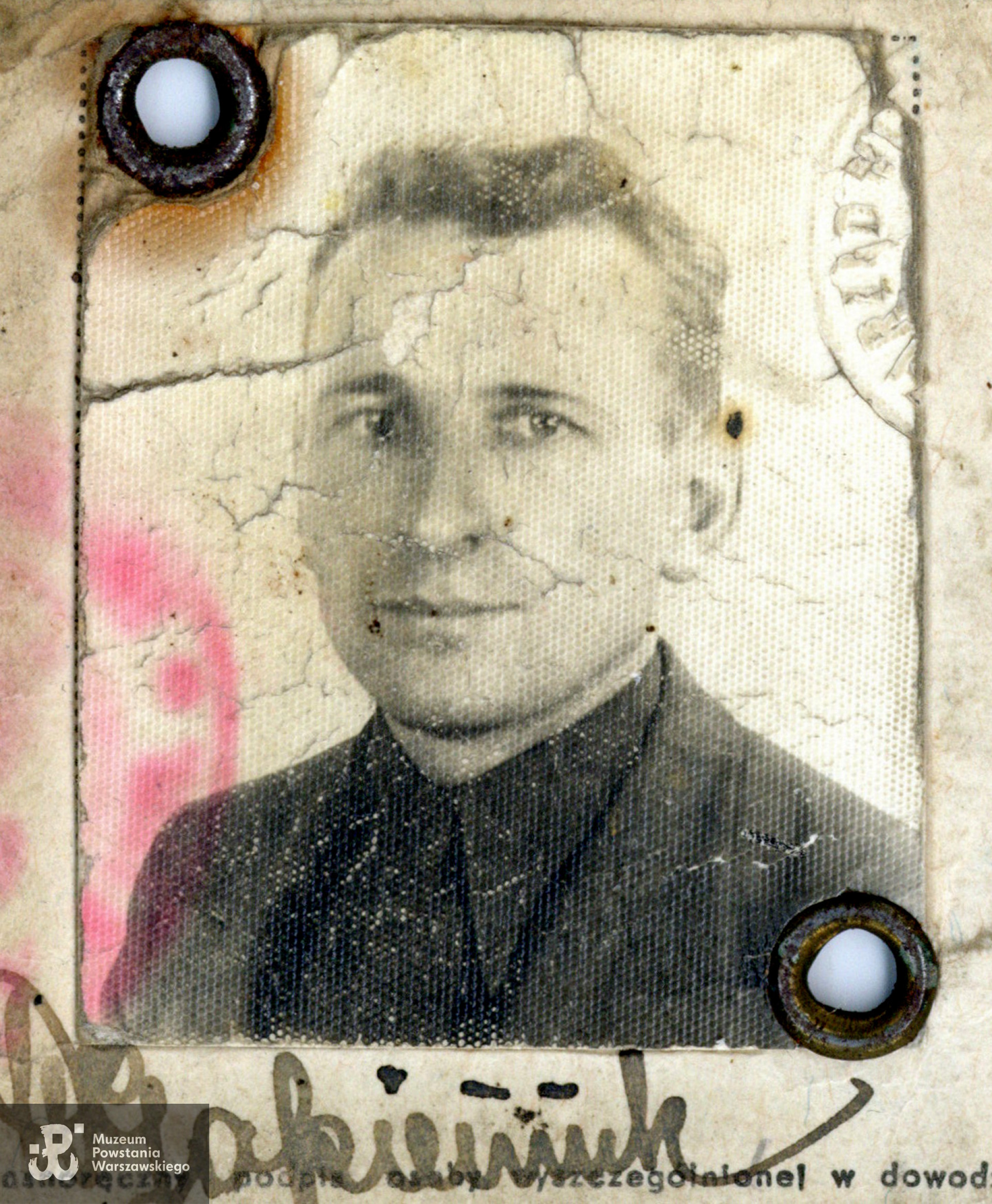 Fotografia z dokumentów - 1939 r. Ze zbiorów rodzinnych, udostępnił p. Andrzej Gapieniuk