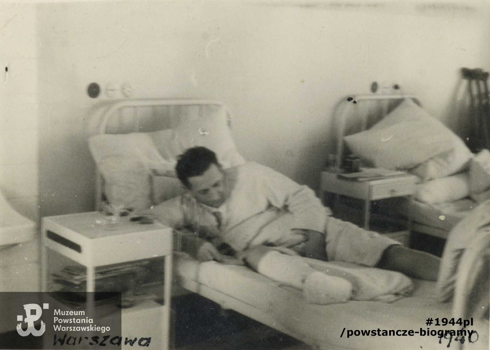 Szpital Wolski, 1940 rok. Z  archiwum rodzinnego p. Jolanty Stasiak z d. Kiersnowskiej