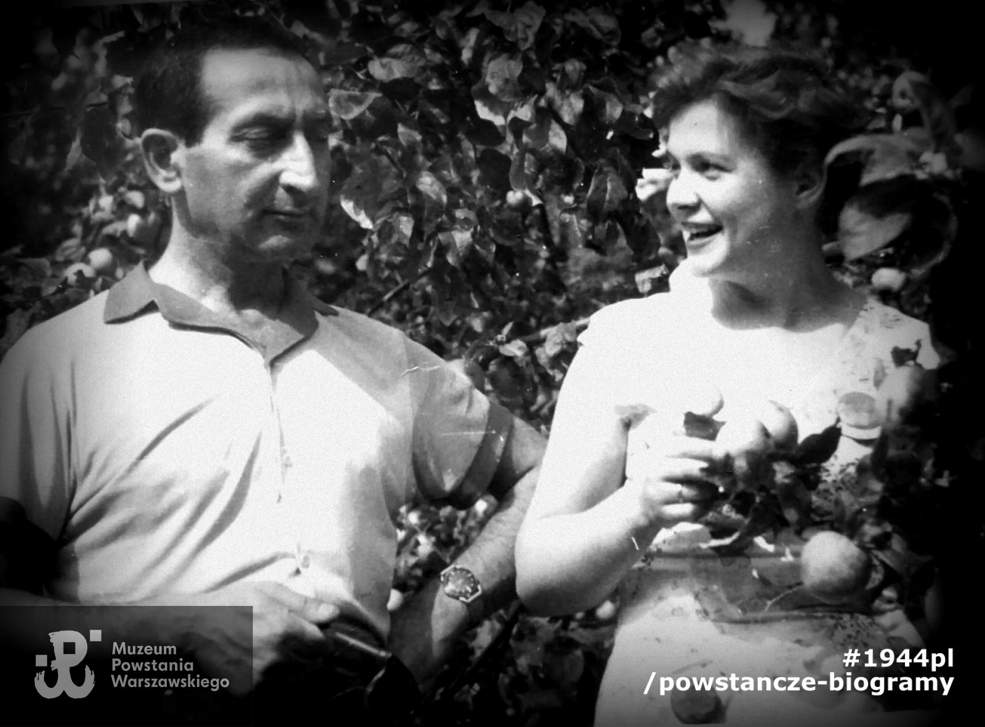  Z żoną Anną. Fot. ze zbiorów rodzinnych  p. Ewy Bieżan