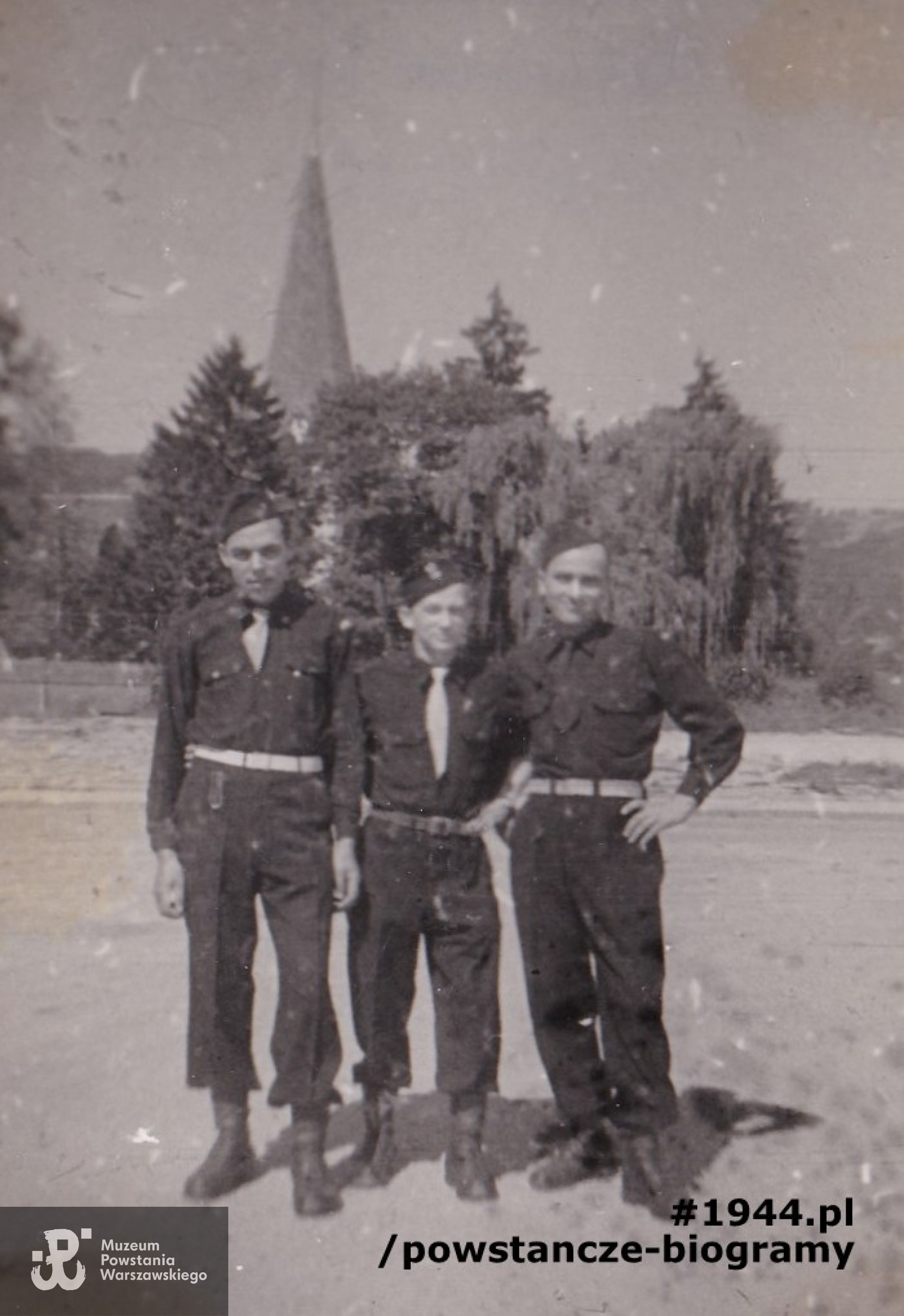 Elsingen, 1946. Aleksander Tarnopolski ps. "Olek" stoi w środku. Fot. archiwum rodzinne, udostępnił wnuk, p. Konrad Tarnopolski