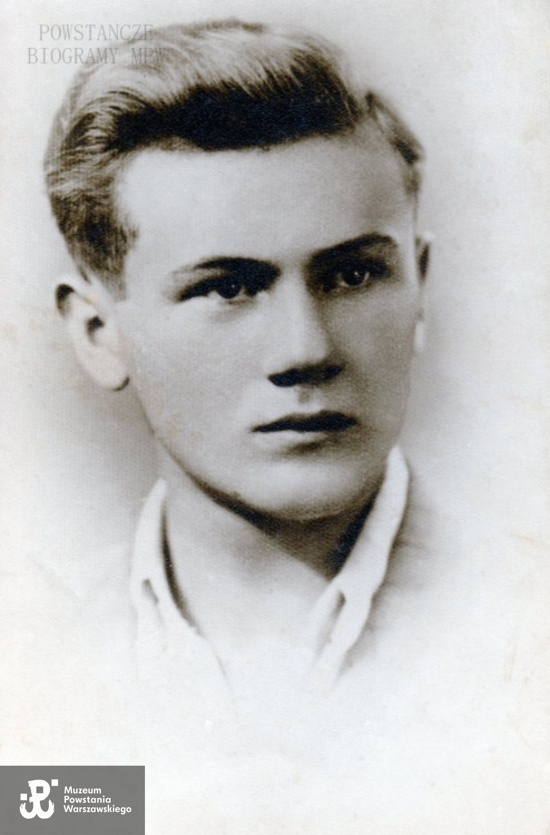 Bogumił Andrzej Stelmaszczyk ps. "Boguś" (1926-1944). Fot. z archiwum rodzinnego.