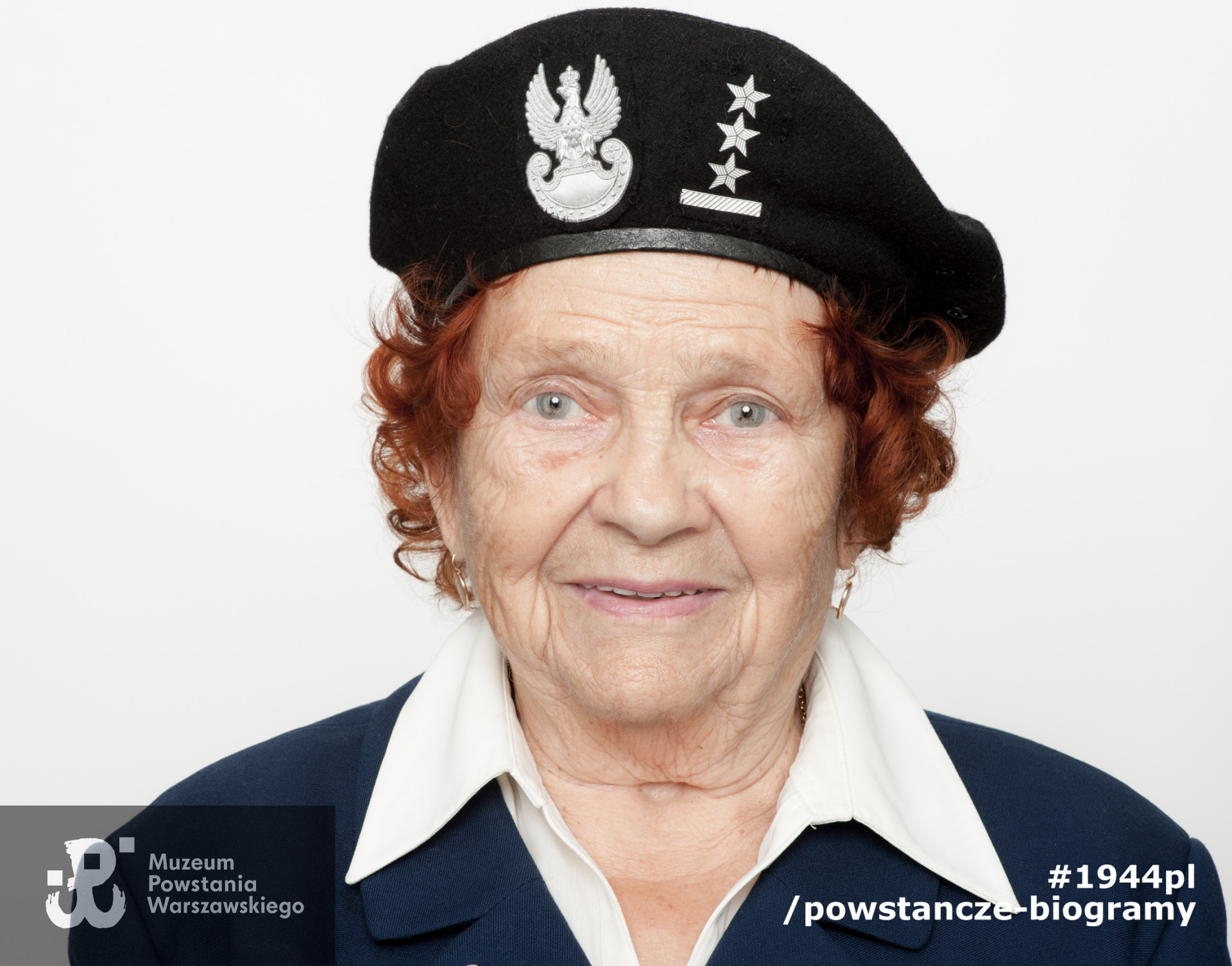 Zdjęcie z serii portretów Powstańców Warszawskich w ramach projektu "1944/70/2014" realizowanego przez grupę WWPHOTO dla uczczenia 70. rocznicy wybuchu Powstania Warszawskiego. Muzeum Powstania Warszawskiego, 22.07-04.08 2013.