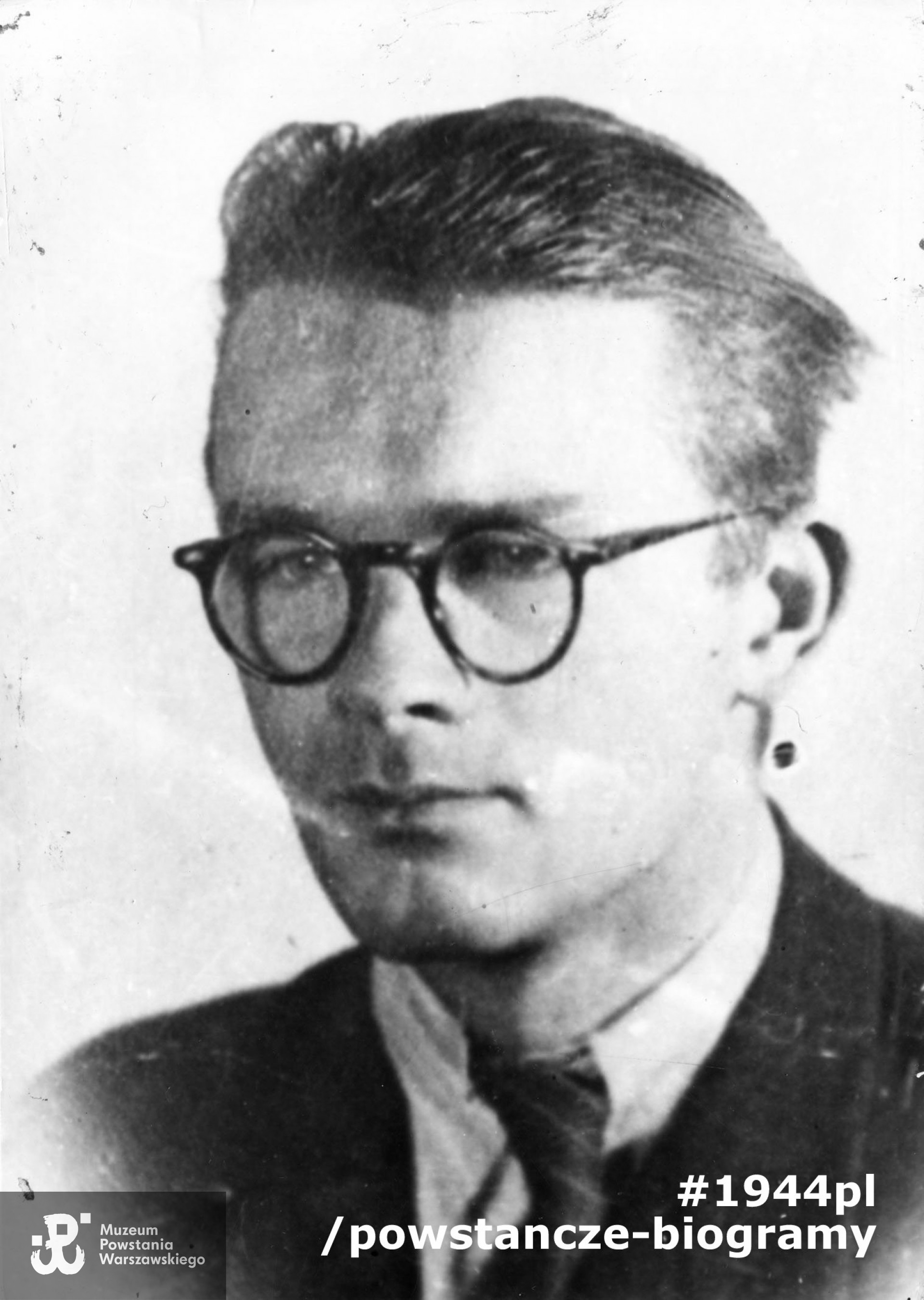 Jerzy Eugeniusz Zborowski "Jeremi" (1922-1944). Fot. ze zbiorów Muzeum Powstania Warszawskiego, sygn. MPW-IK/981