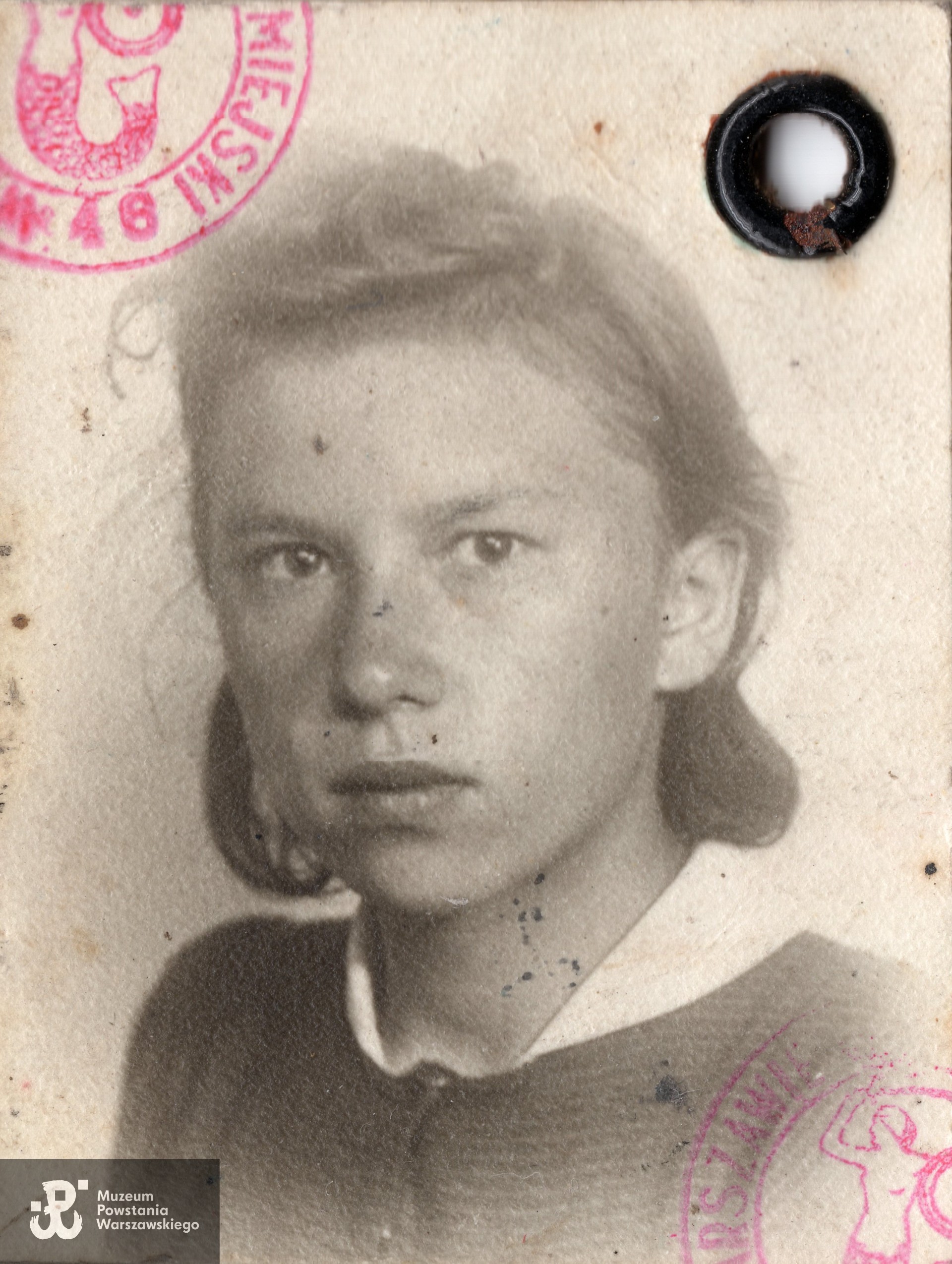 Ze zbiorów p. Hanny Lebeckiej z domu Frankowskiej, skan wykonano w Muzeum Powstania Warszawskiego, 2024.