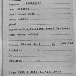 Polski Czerwony Krzyż - kartoteka