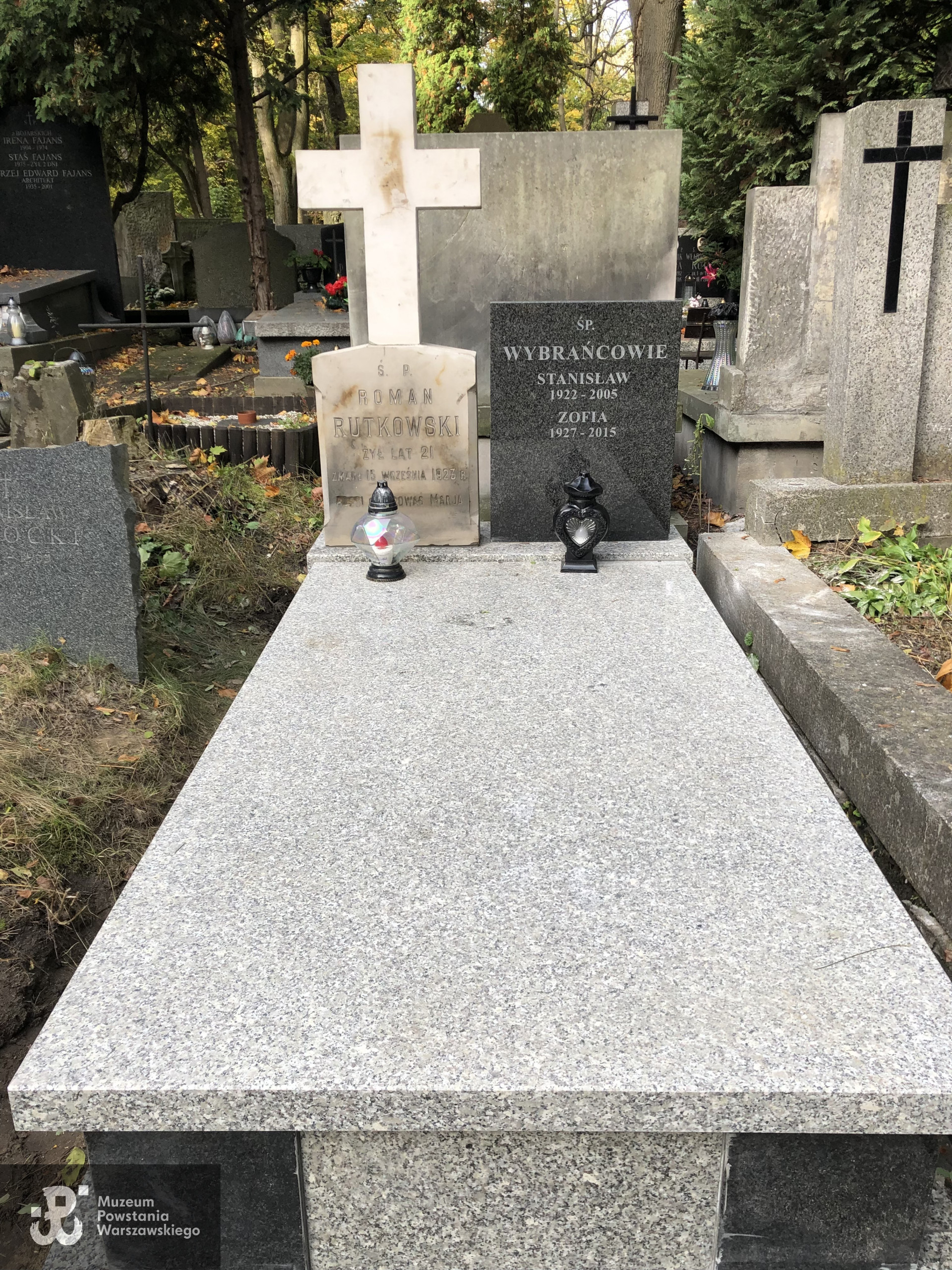 Miejsce pochowania Zofii Wybraniec z domu Urban - stan obecny, po remoncie. Fot. ze zbiorów rodzinnych, udostępnił p. Roman Bugaj