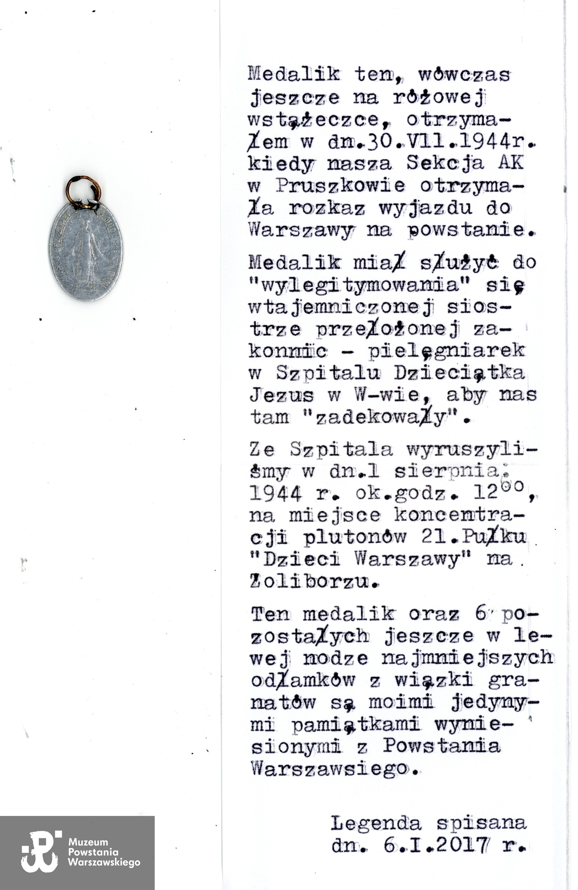 Ze zbiorów rodzinnych, udostępnili p. Jan Białecki i p. Elżbieta Frontczak z domu Białecka. Skany wykonano w Muzeum Powstania Warszawskiego