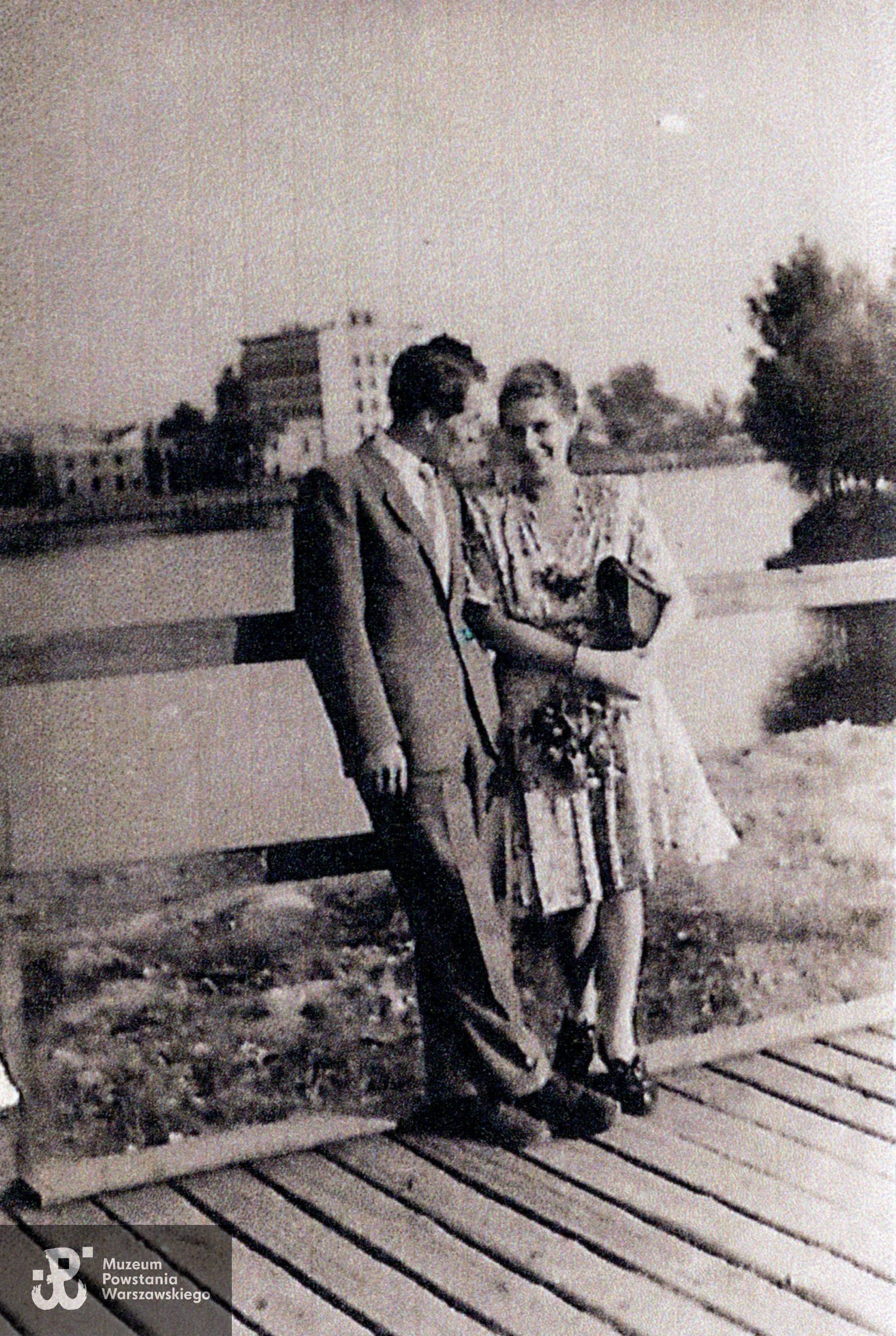 Alicja Stefaniak, sanitariuszka, która opiekowała się rannym Zbigniewem. Z archiwum rodzinnego p. Reginy Grandowicz