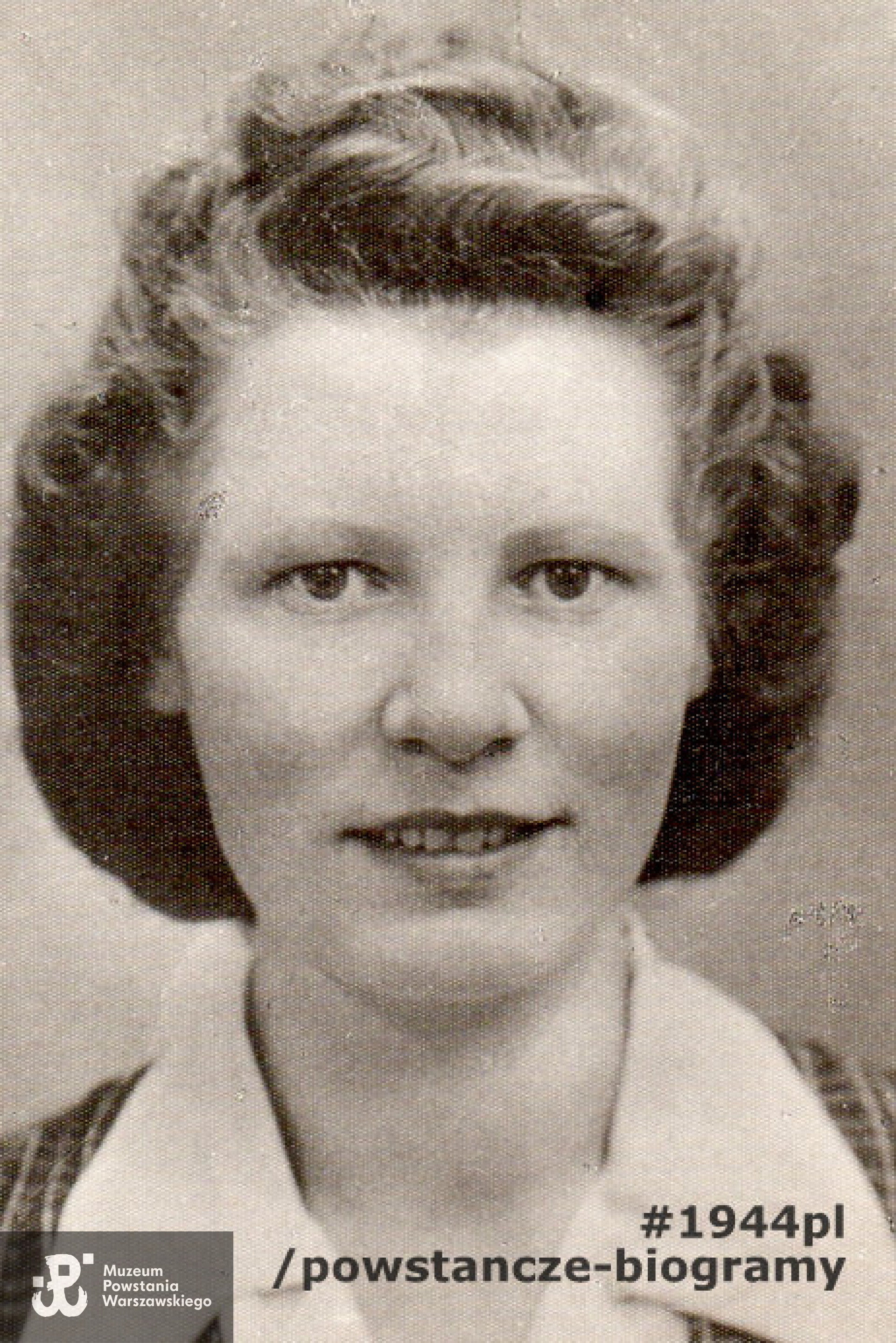 Jadwiga Gniadzik ps. "Figa" (1926-2014) Fot. z archiwum rodzinnego Marka Wieczerzaka