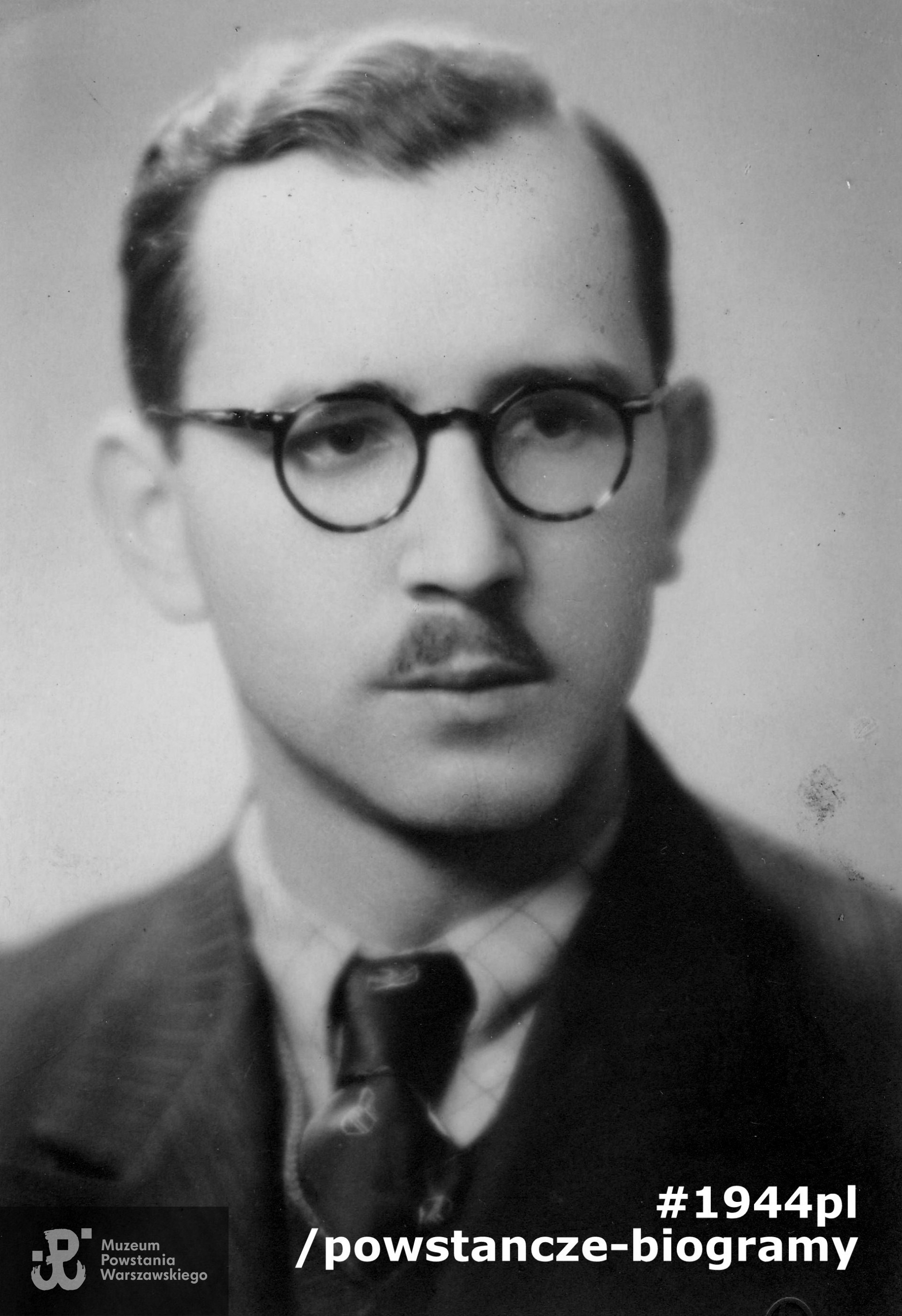  dr Hieronim Bartoszewski. Fotografia portretowa ze  zbiorów rodzinnych