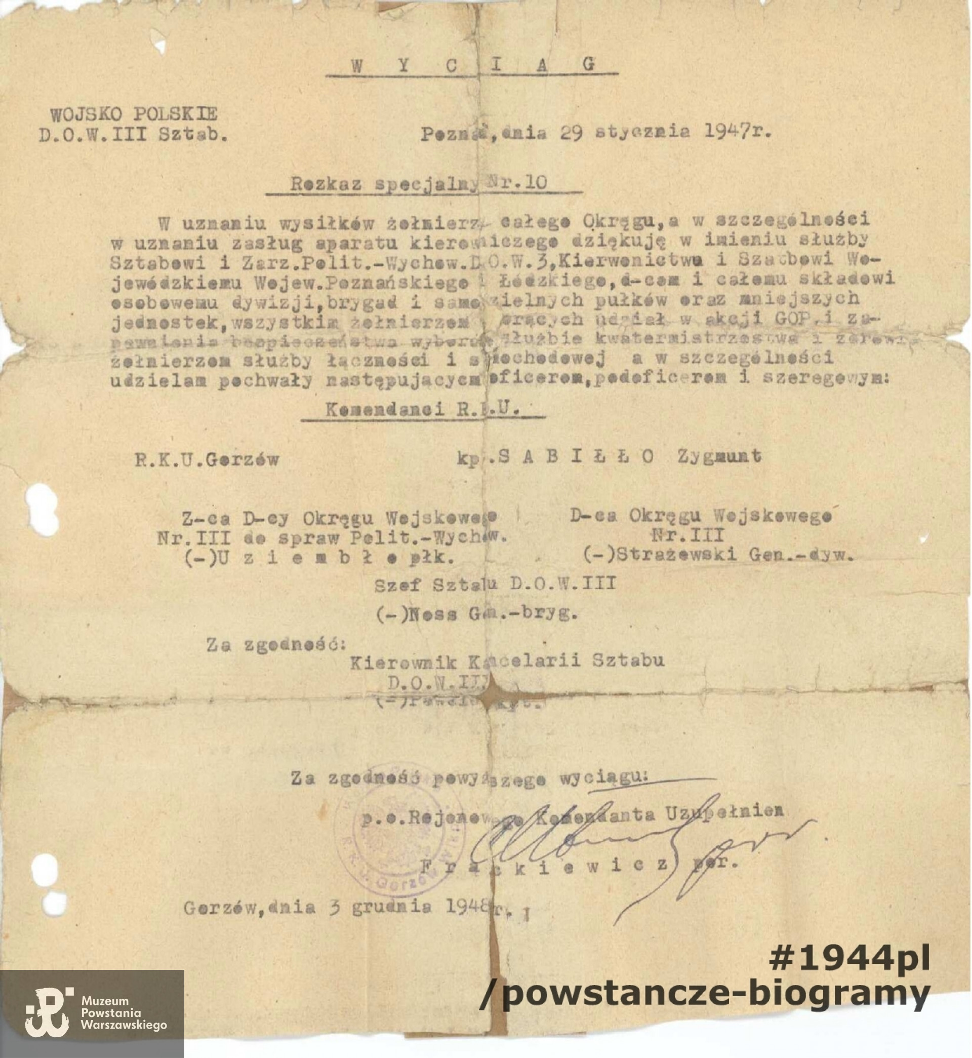 Skany udostępniła p. Marta Sabiłło, archiwum rodzinne