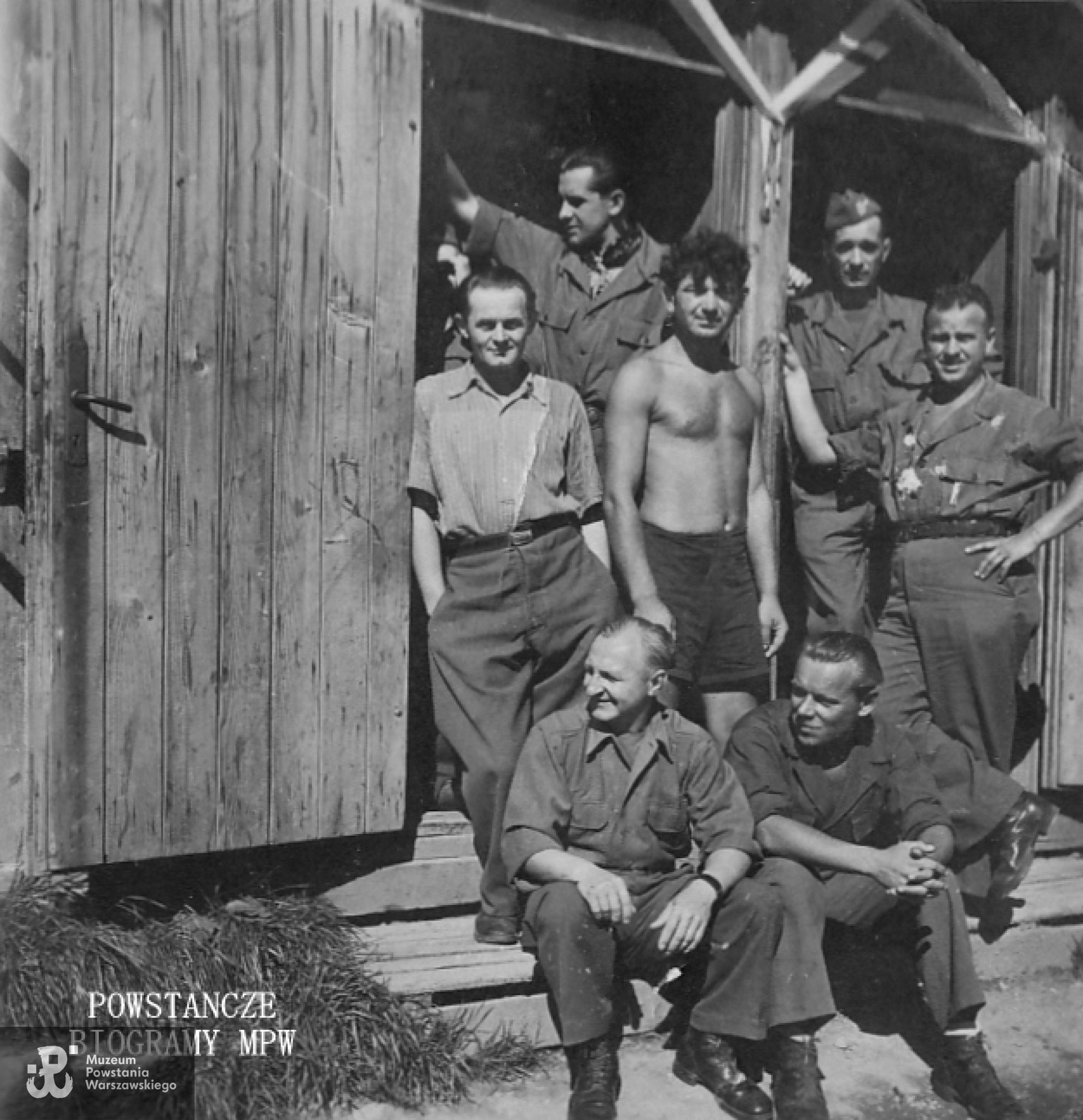 Władysław Manugiewicz - na zdjęciu bez koszuli. Fot. archiwum rodzinne