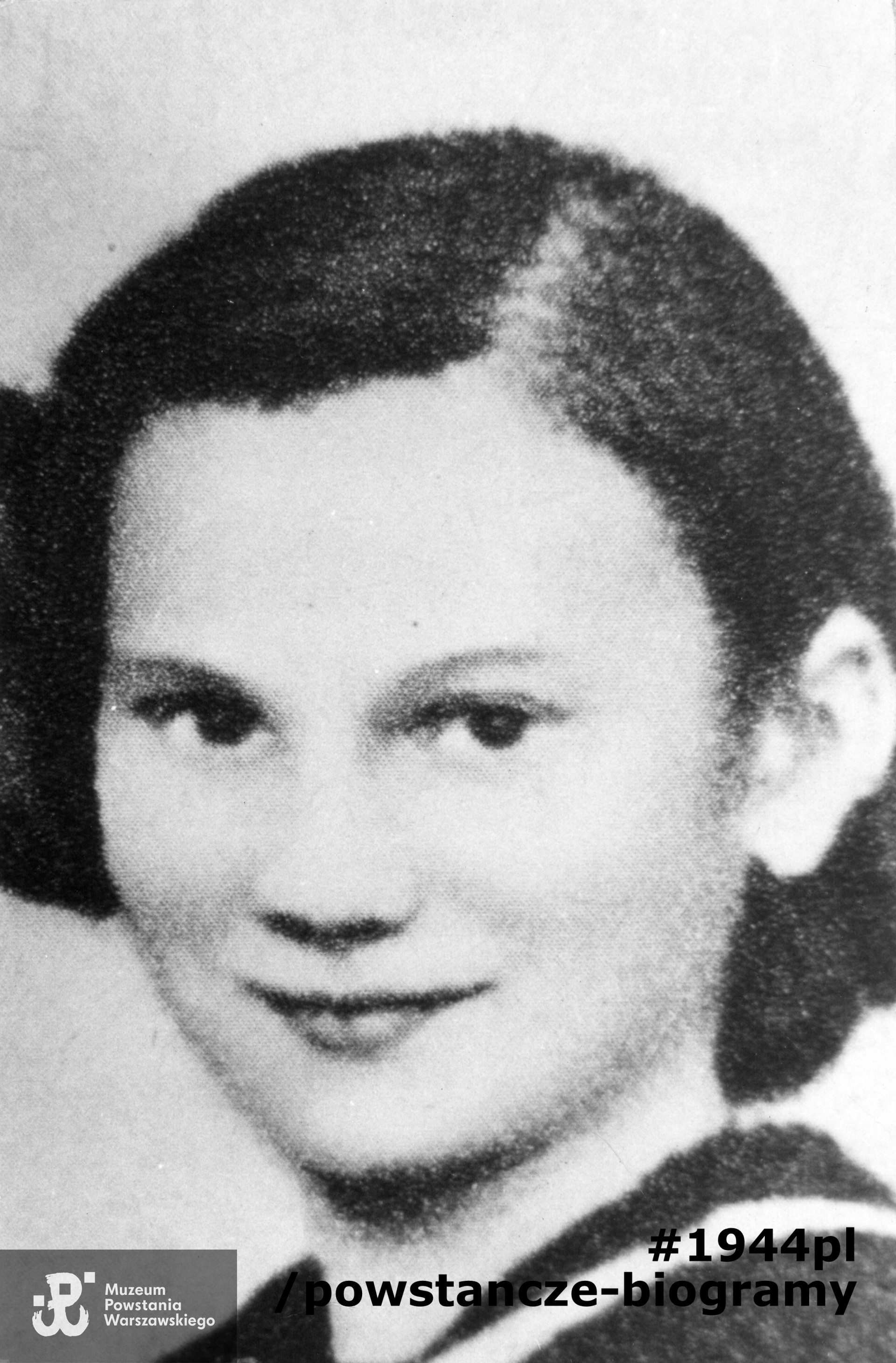 Maria Teresa Chuchla ps. "Maja"  (1927-1944) Fot. ze zbiorów Muzeum Powstania Warszawskiego, sygn. MPW-IK/2982, zbiór S. Kopfa