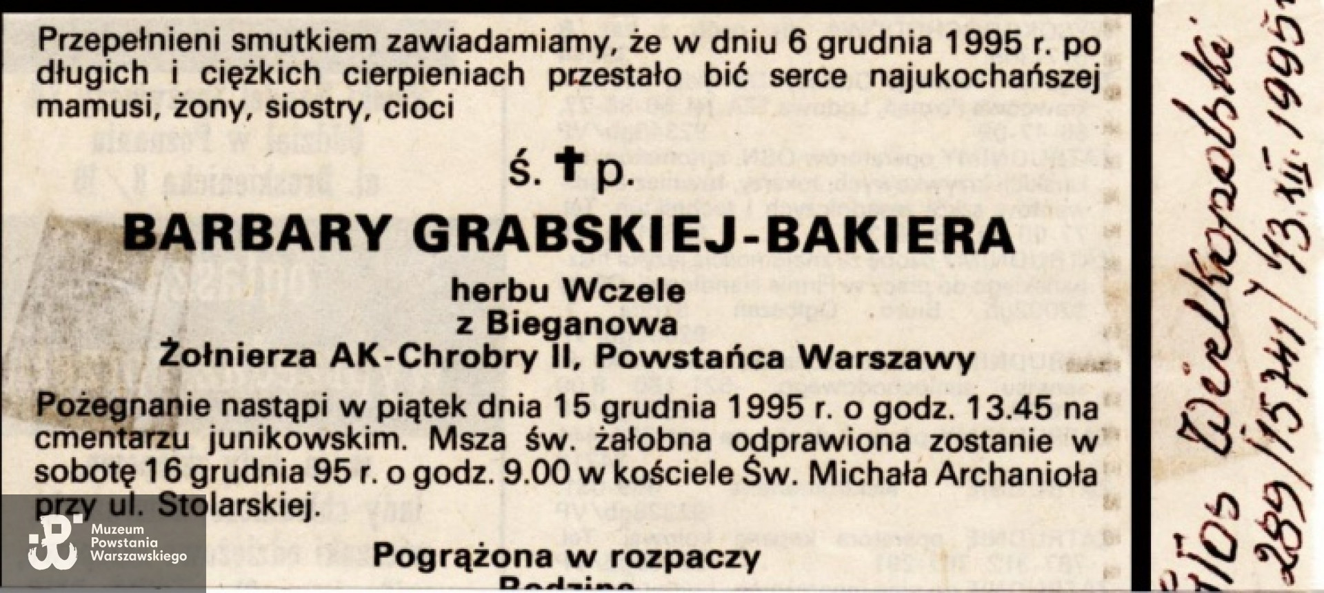 Klepsydra. Ze zbiorów archiwum rodzinnego potomków rodziny Grabskich