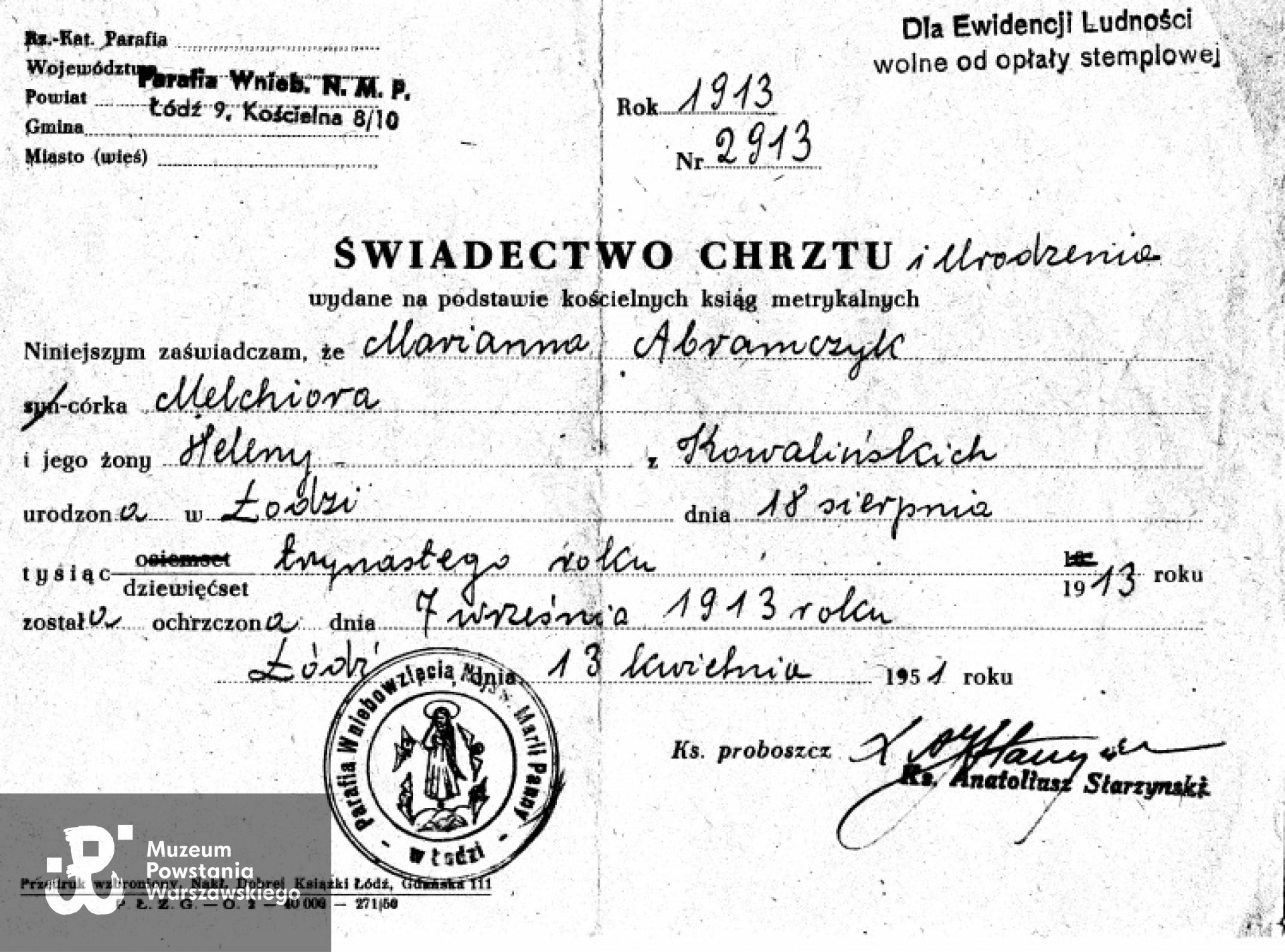 Z Archiwum Sióstr Urszulanek Serca Jezusa Konającego