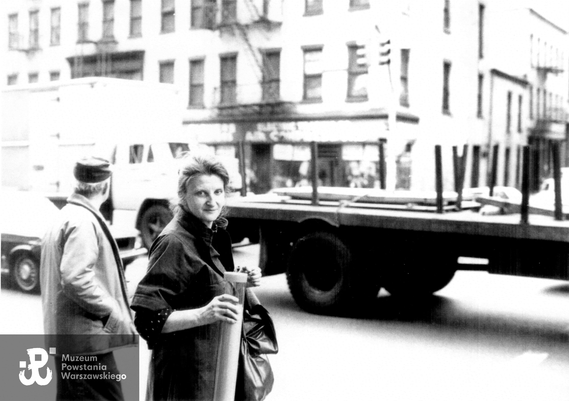 Stanisława Saloni w Nowym Jorku. Fot. udostępnił p. Tomasz Michałowski (Stowarzyszenie Żołnierzy Armii Krajowej Żywiciel i Miłośników Ich Tradycji)