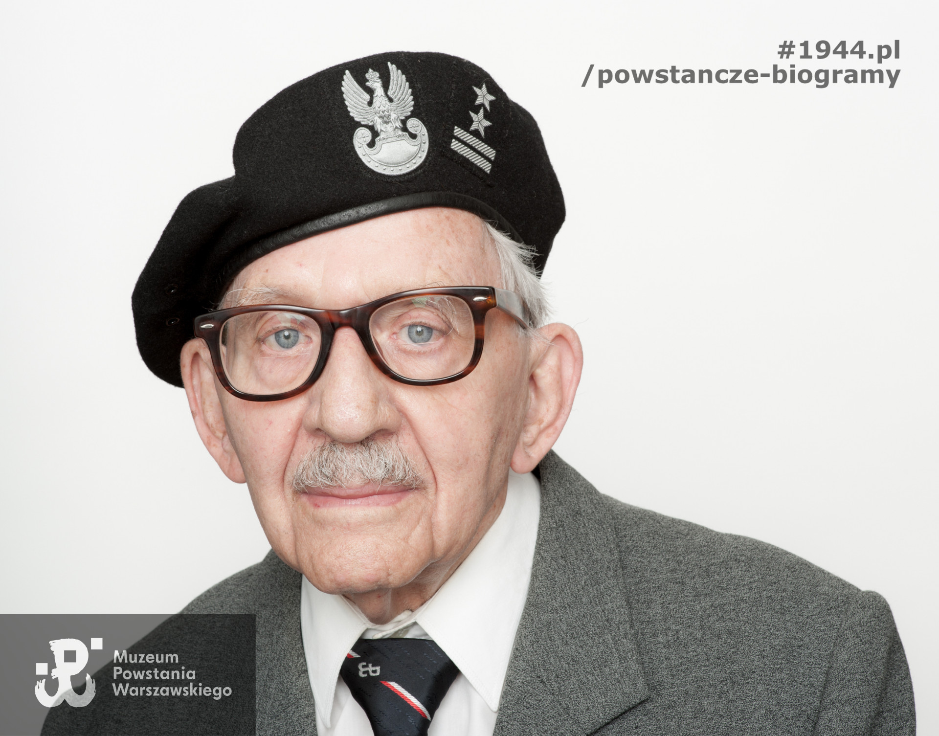 Zdjęcie z serii portretów Powstańców Warszawskich w ramach projektu "1944/70/2014" realizowanego przez grupę WWPHOTO dla uczczenia 70. rocznicy wybuchu Powstania Warszawskiego. Muzeum Powstania Warszawskiego, 22.07-04.08 2013.