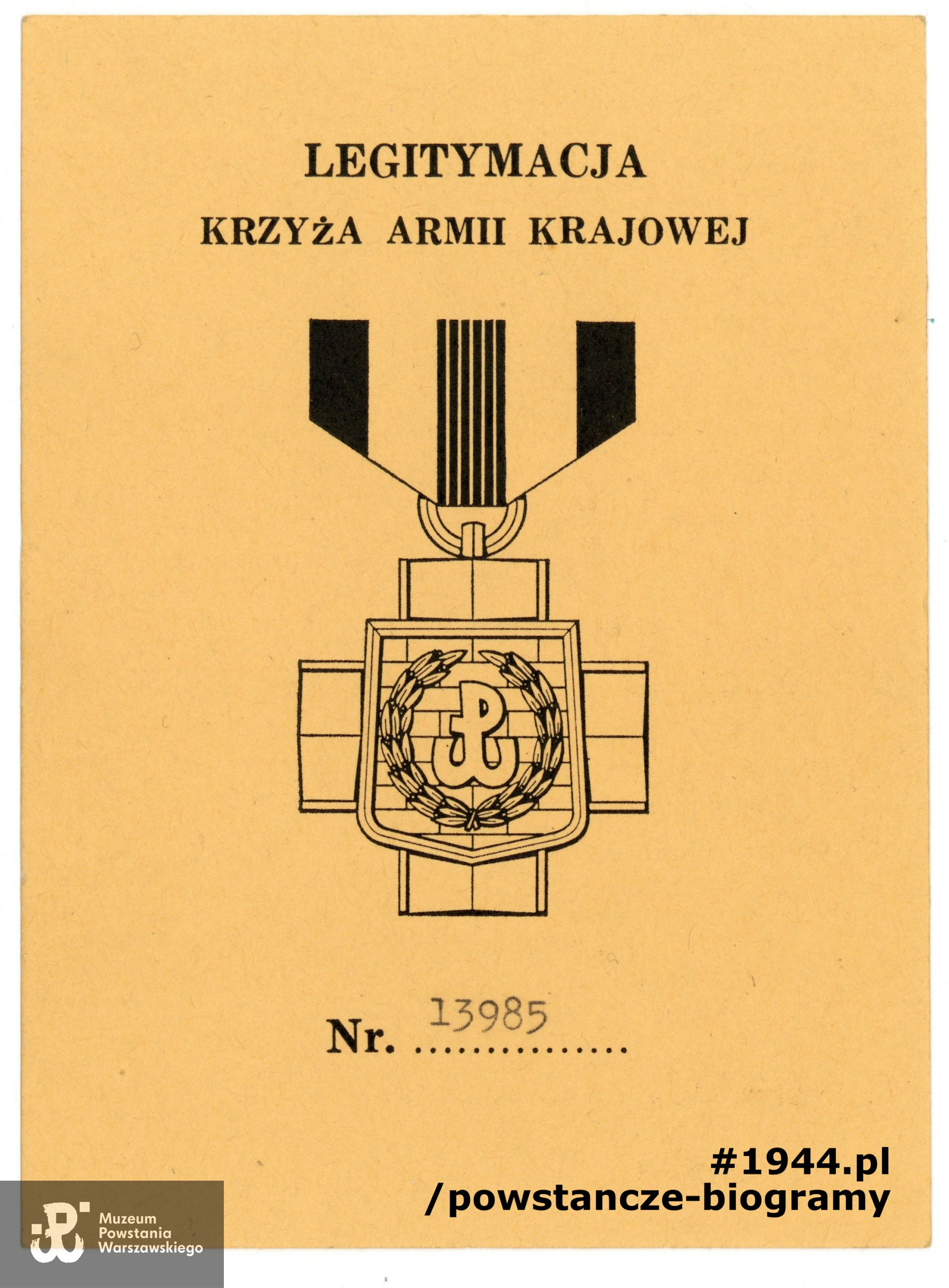 Ze zbiorów Muzeum Powstania Warszawskiego, sygn. P/9041