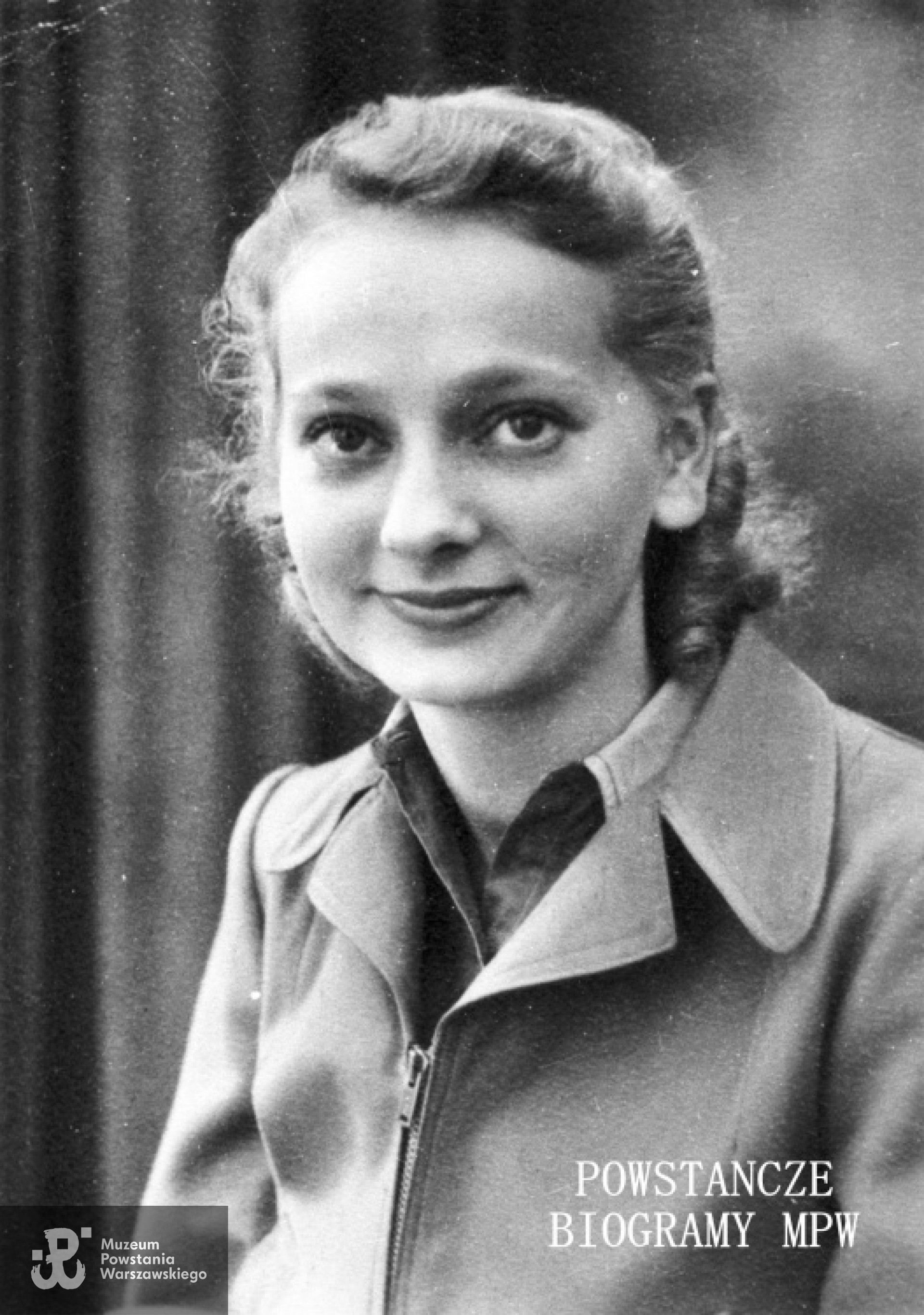 Zofia Struzik "Zosia". Niemcy - Weinheim, ok. 1945 r.  Fot. ze zbiorów Muzeum Powstania Warszawskiego, sygn. MPW-IH/4126