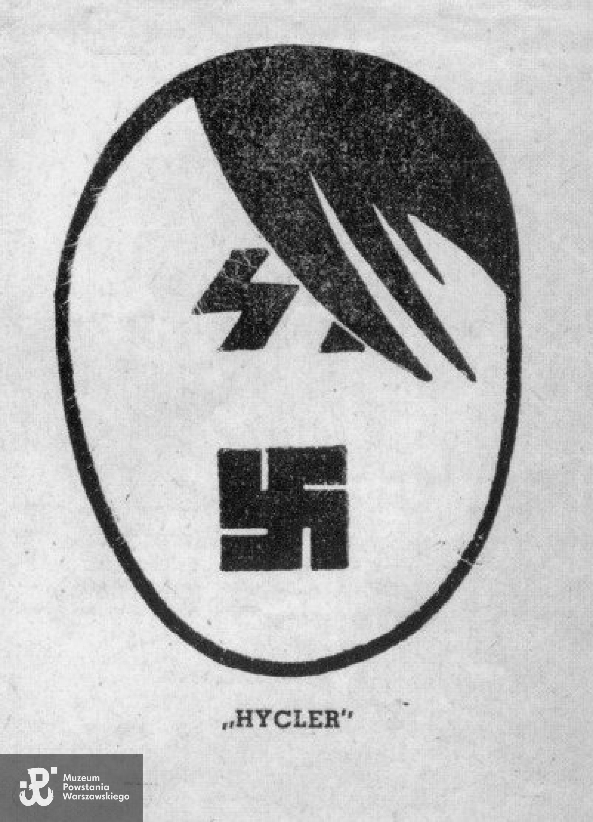 Stanisław Tomaszewski:  plakat "Hycler Hitler" plakat 1942