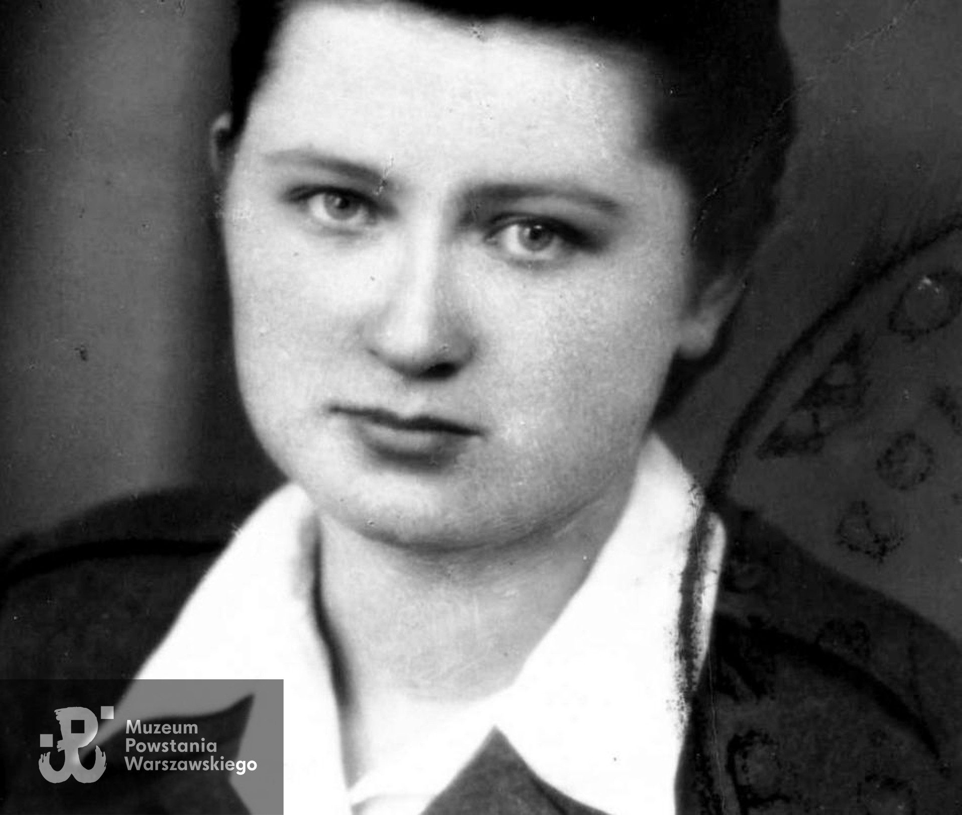 Maria Jaroszewska  "Malina" - fotografia wykonana po wojnie, 1946 lub 1947 rok. Ze zbiorów rodzinnych syna, p. Jerzego Piątkiewicza.