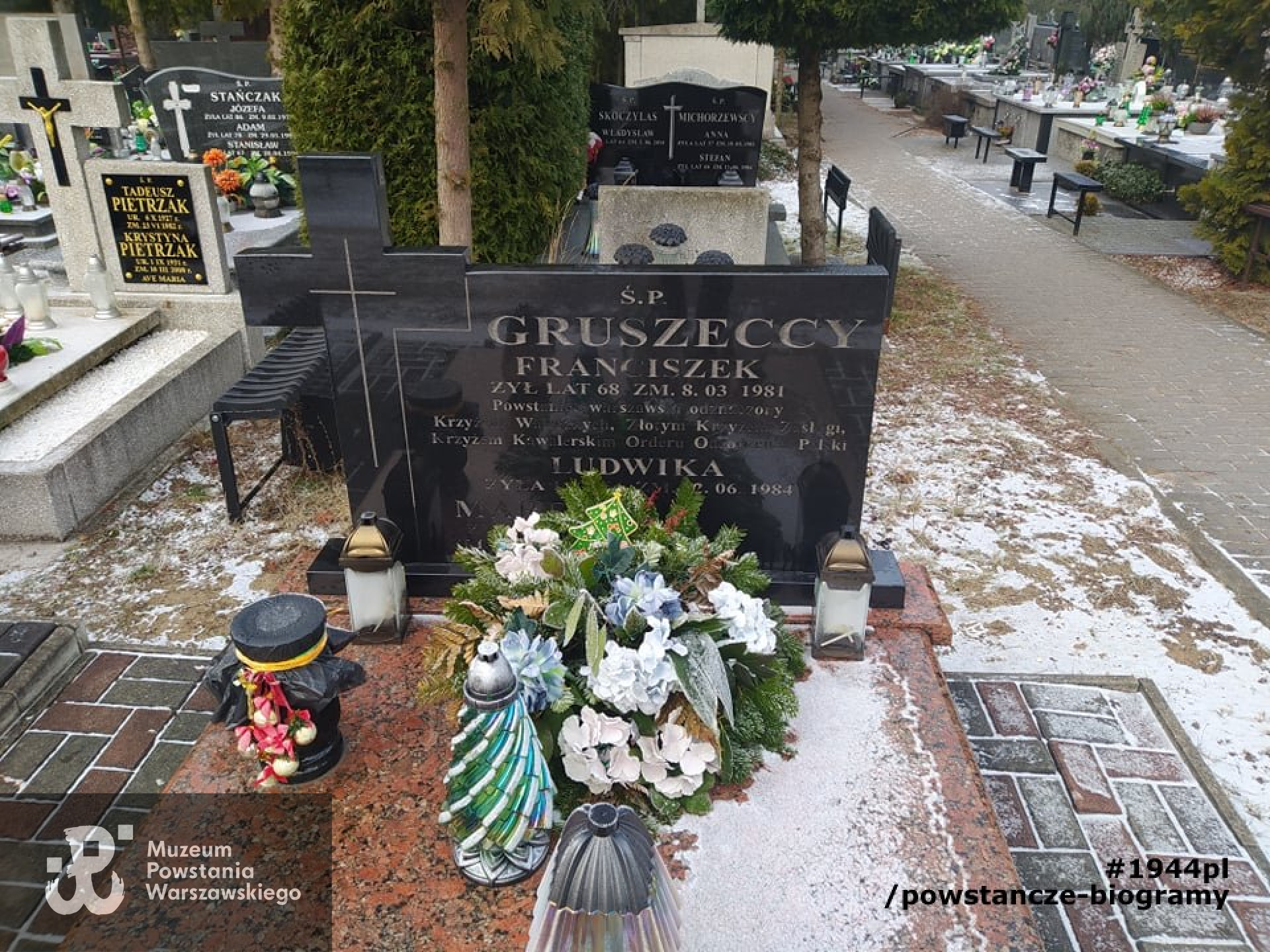 Cmentarz Komunalny we Włocławku. Zdjęcie grobu nadesłał p. Rafał Michalak