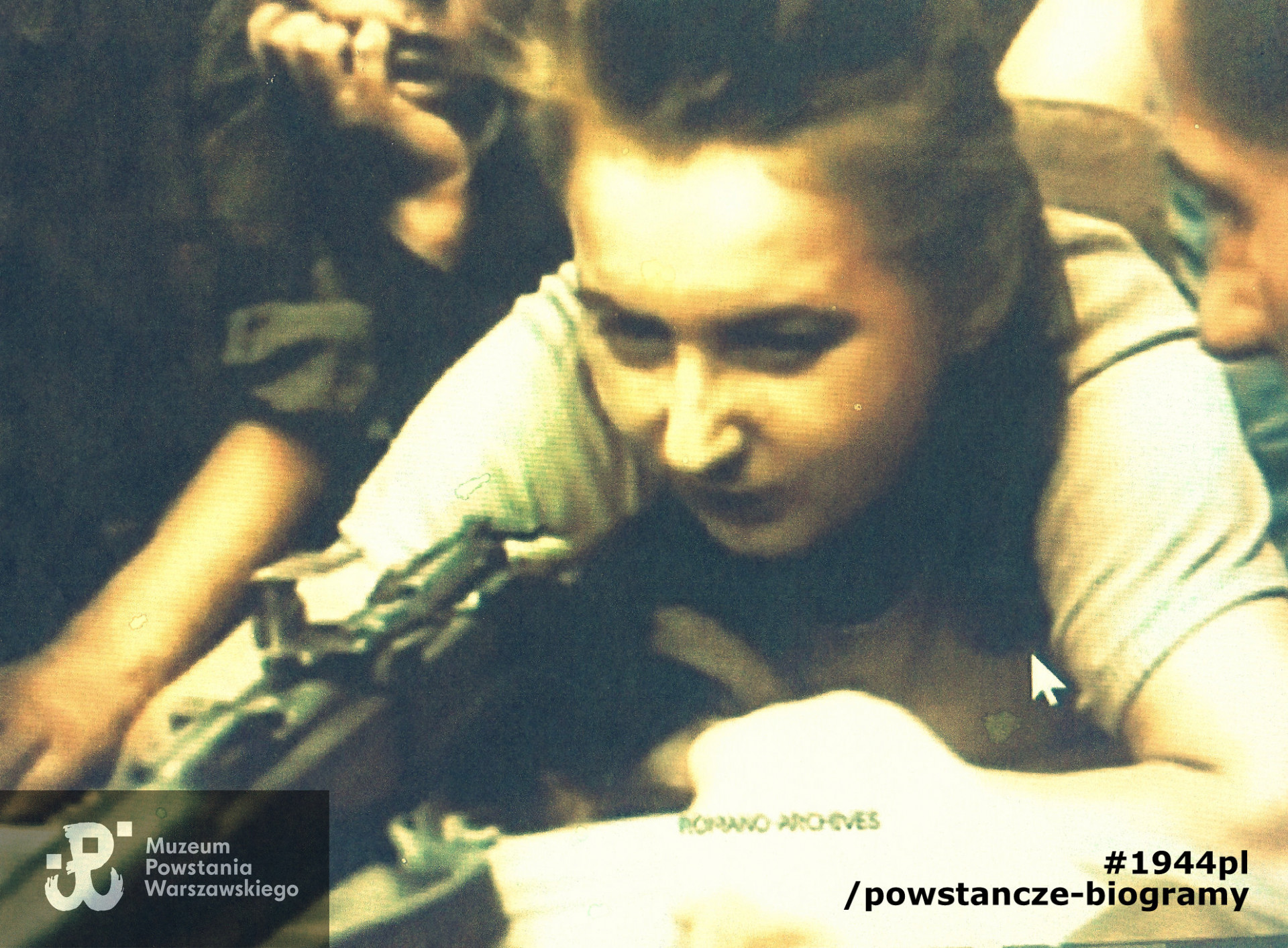 Ujęcie tożsame. Skan (kadr filmowy) udostępniony przez p. Elizabeth Servas