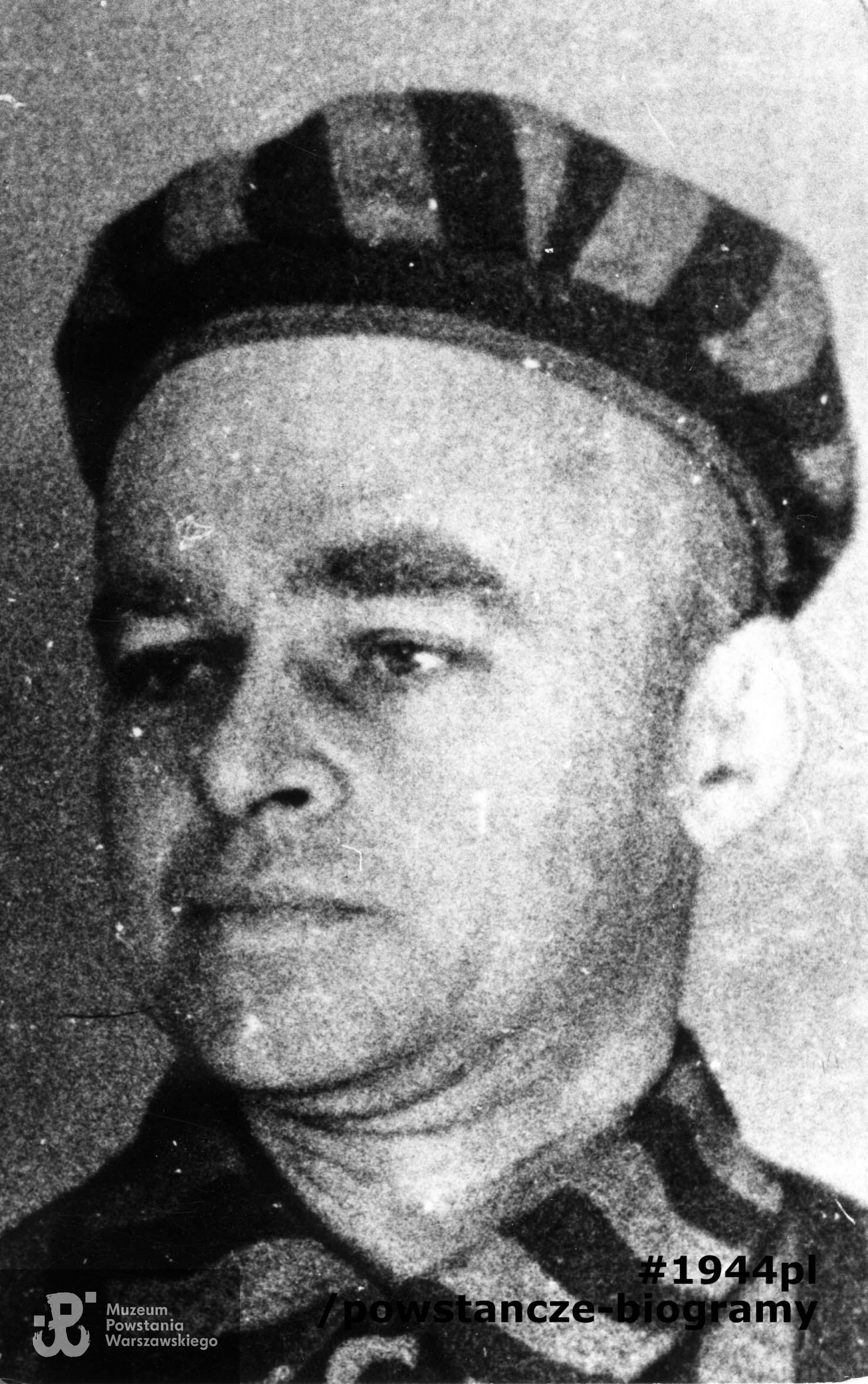 Witold Pilecki jako Tomasz Serafiński - więzień KL Auschwitz nr 4859. Fot. ze zbiorów Muzeum Powstania Warszawskiego, sygn. MPW-IK/1252