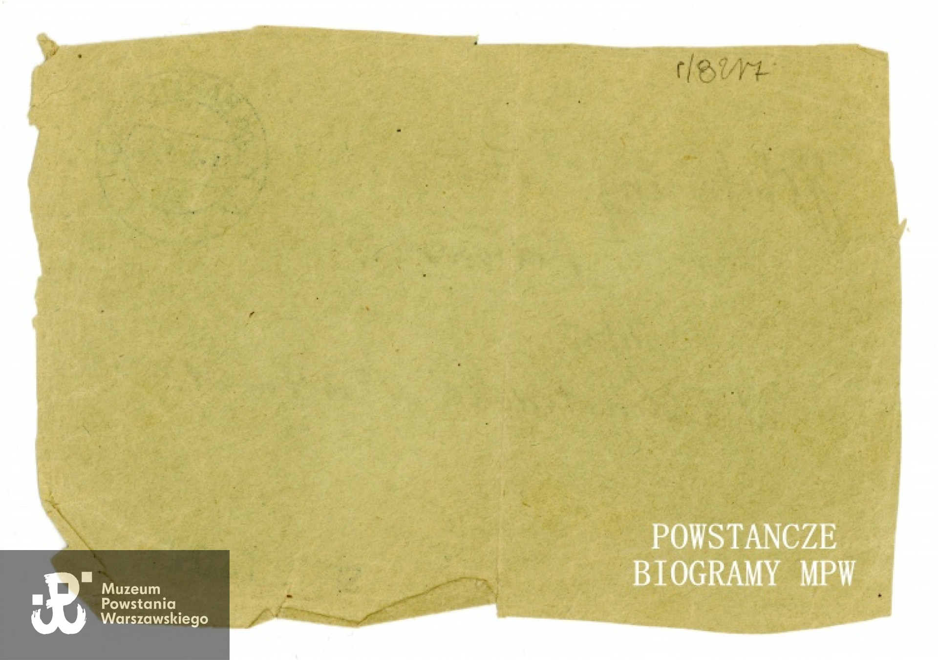 Ze zbiorów Muzeum Powstania Warszawskiego, sygn. P/8217