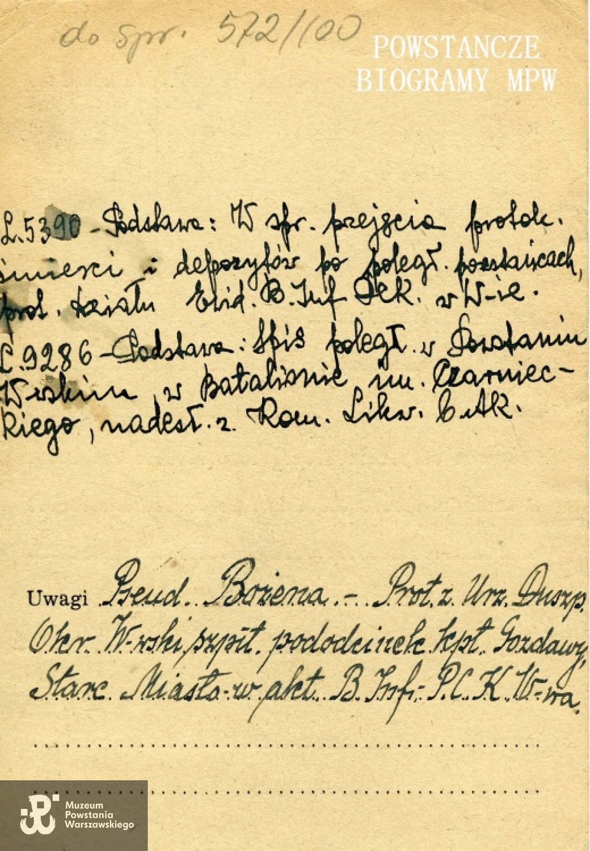 Ze zbiorów Polskiego Czerwonego Krzyża