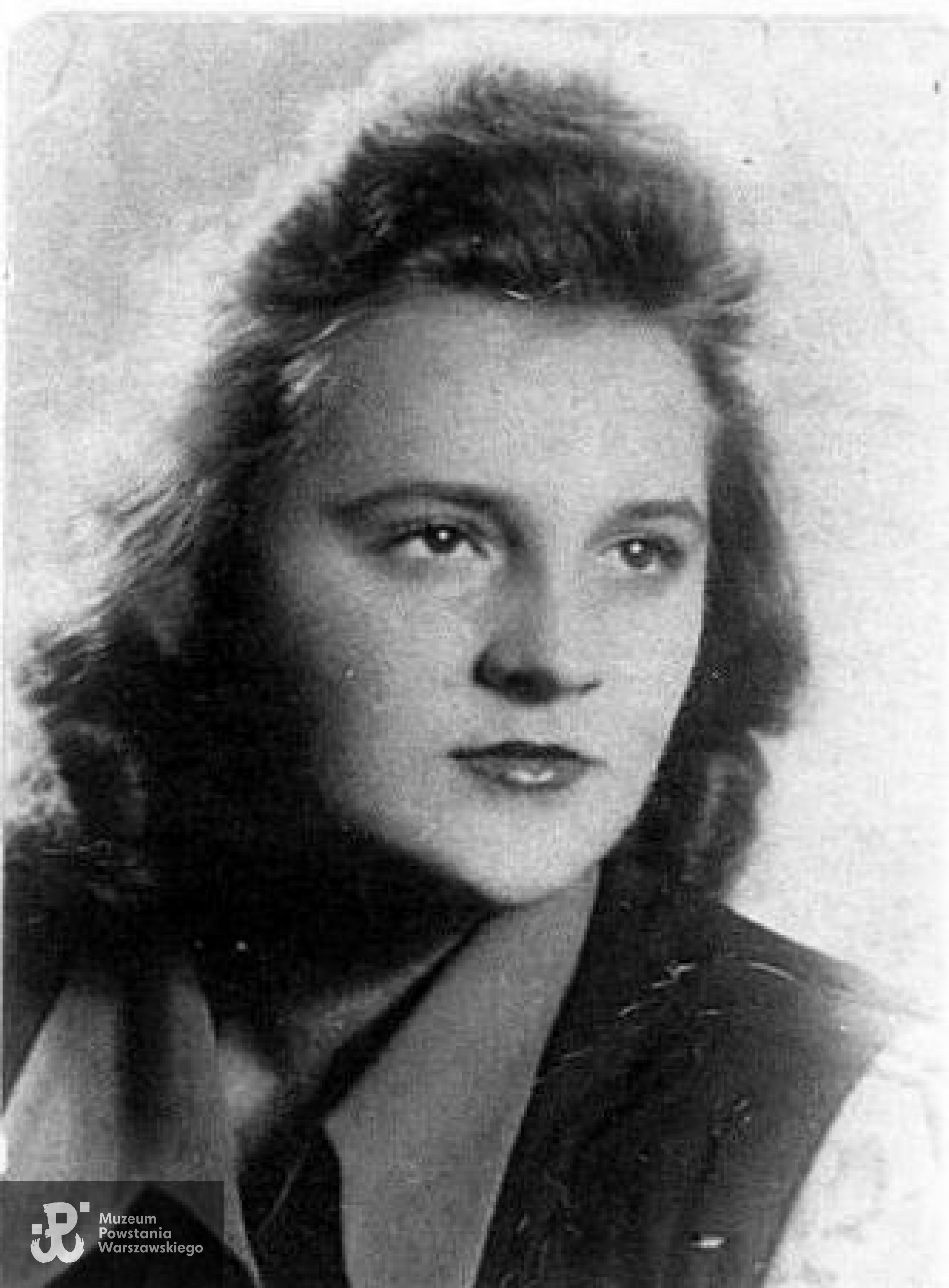 Irena Szafranek - Łagodzka (1928-2017). Fot. ze zbiorów Muzeum Powstania Warszawskiego - materiały do Słownika Biograficznego Uczestników Powstania Warszawskiego