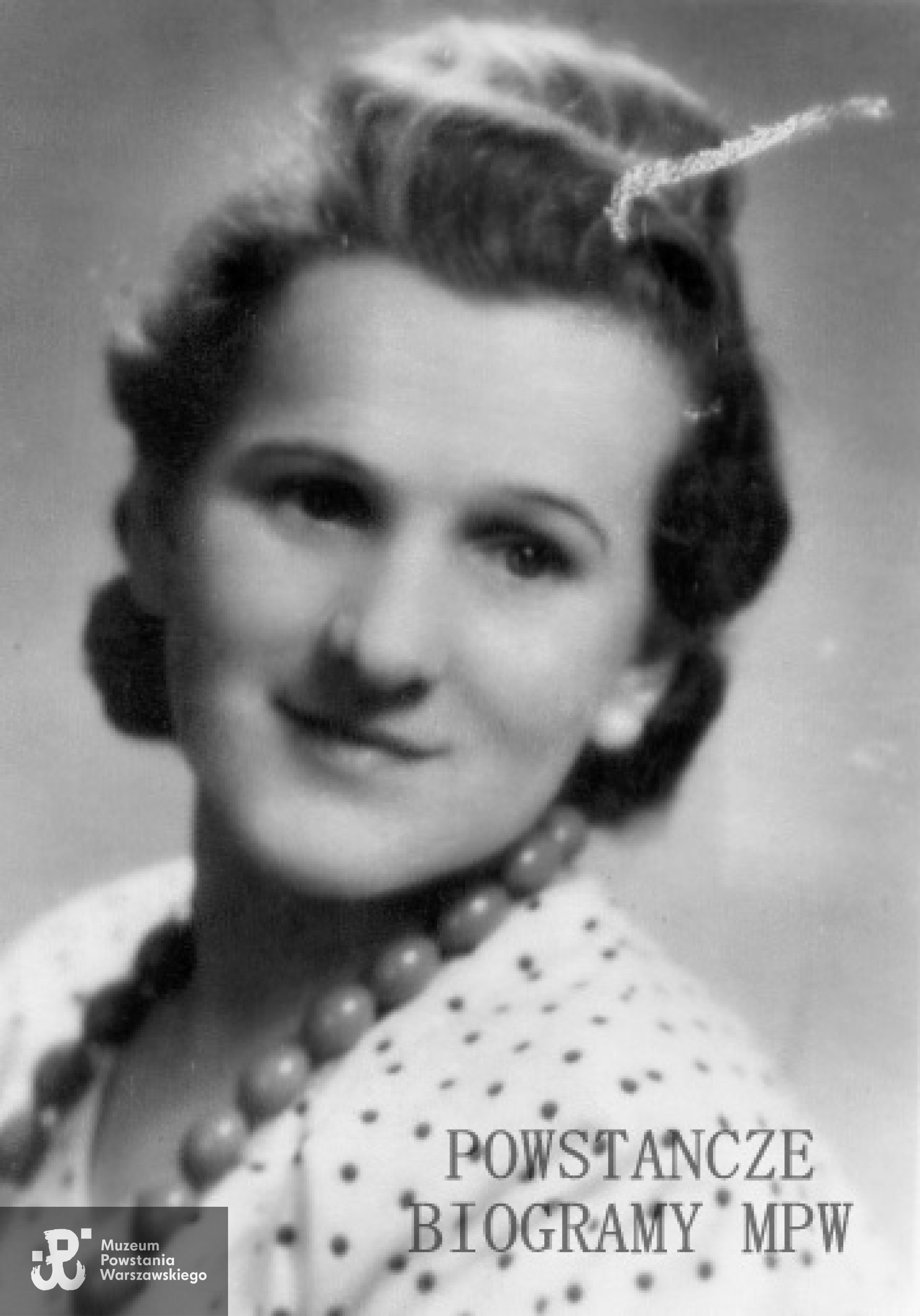 Zofia Kozicka-Karolewicz "Marta Kaczorek". Fot. z archiwum Wandy Krassowskiej "Rola", "Katarzyna", udostępnił p. Marek Krassowski