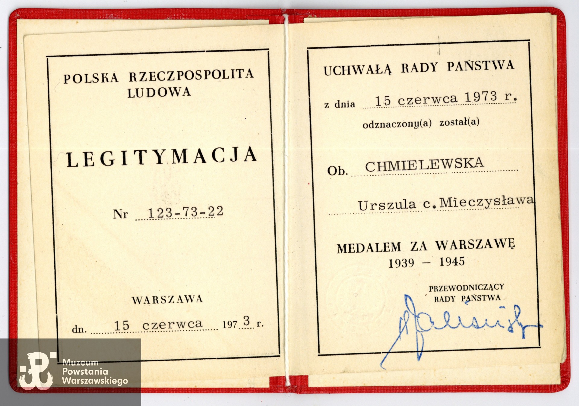  Zbiory rodzinne Marka i Marcina Chmielewskich, skan wykonano w Muzeum Powstania Warszawskiego (11/2025)