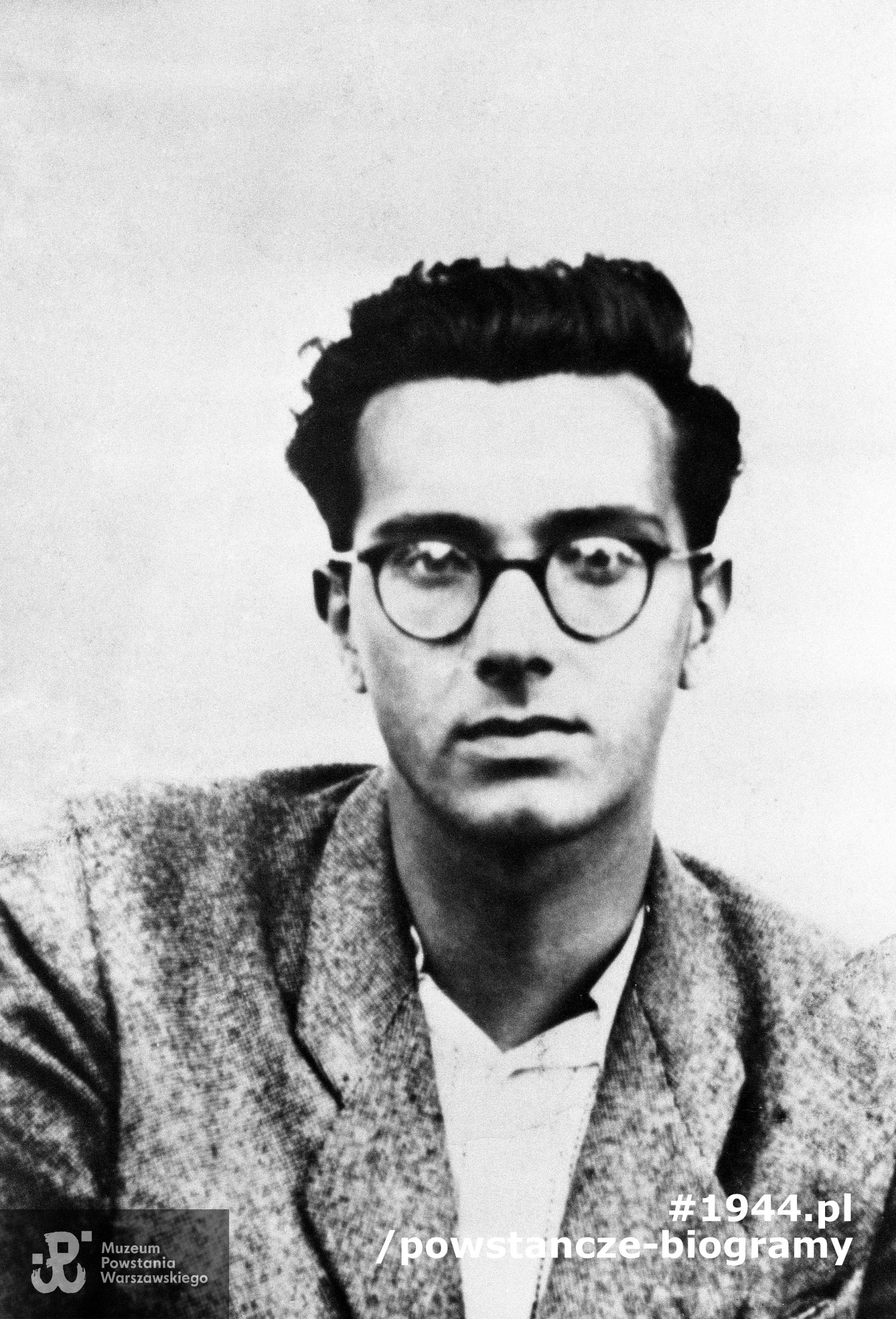 Wiesław Jerzy Grabowski "Okularnik" (1923-1984). Fot.  ze zbiorów Muzeum Powstania Warszawskiego - batalion "Zośka"