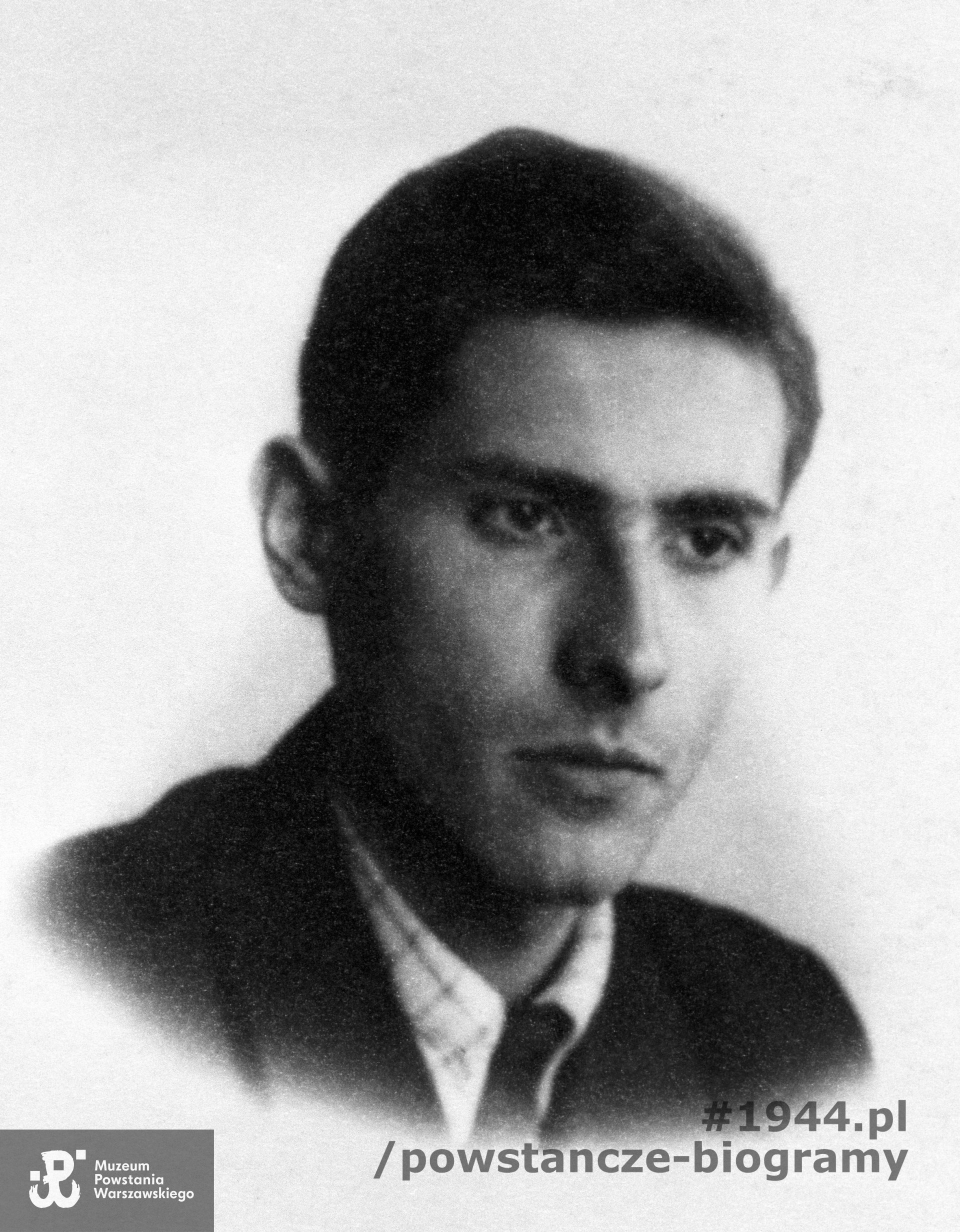 Jan Wuttke „Jaś Czarny” (1921-1944). Fot. ze zbiorów Muzeum Powstania Warszawskiego - batalion „Zośka"