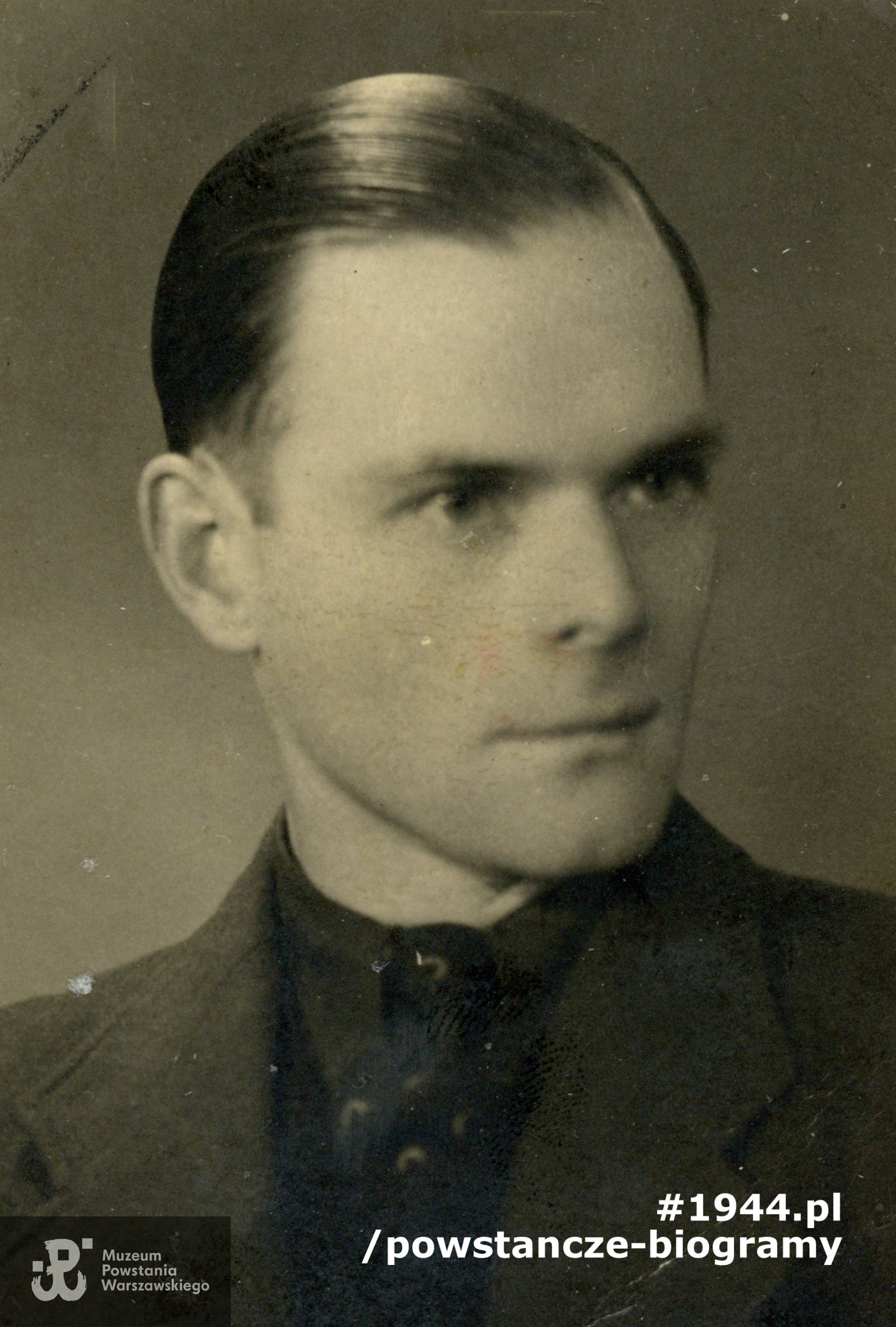 kpr. Adam Kaczmarczyk "Kruk" (1912-1944). Fot. z archiwum rodzinnego syna, p. Artura Kaczmarczyka
