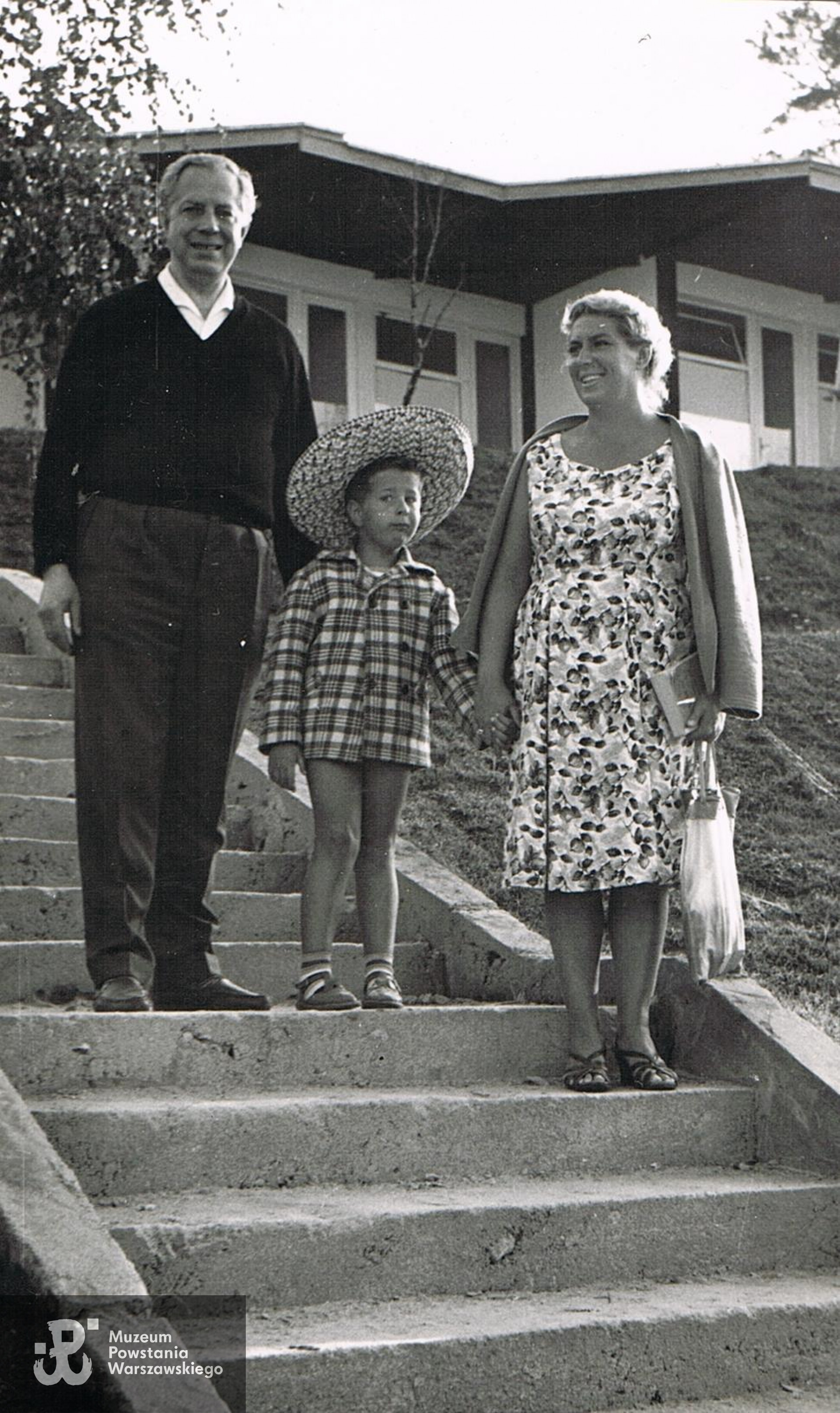 Z mężem Antonim i synem Rudolfem - lata sześćdziesiąte