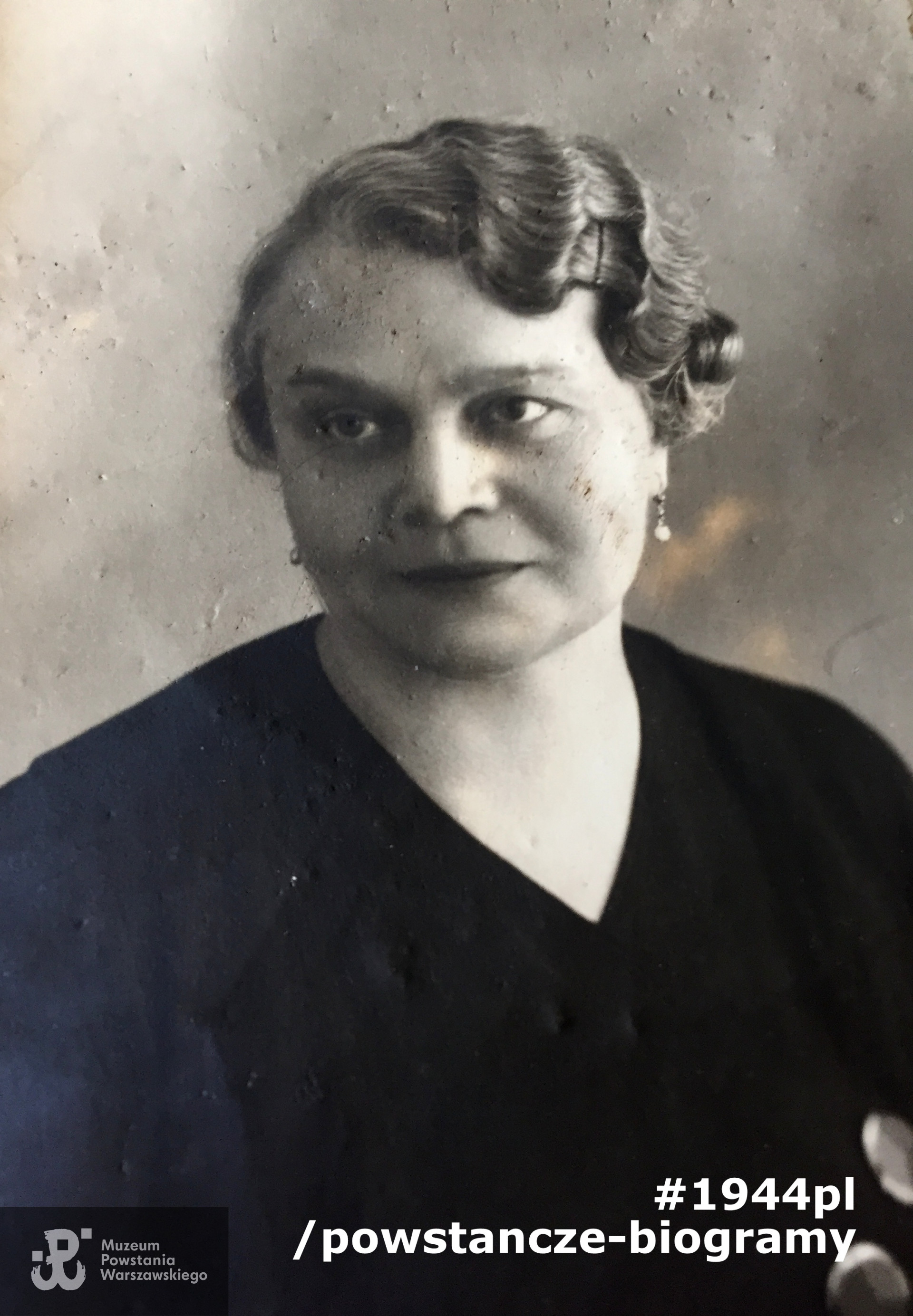 sanit. Elżbieta Szturm (1885-1944). Fotografia ze zbiorów  rodzinnych udostępniła Pani Zofia Lindell, za pośrednictwem Pokoju Kombatanta MPW