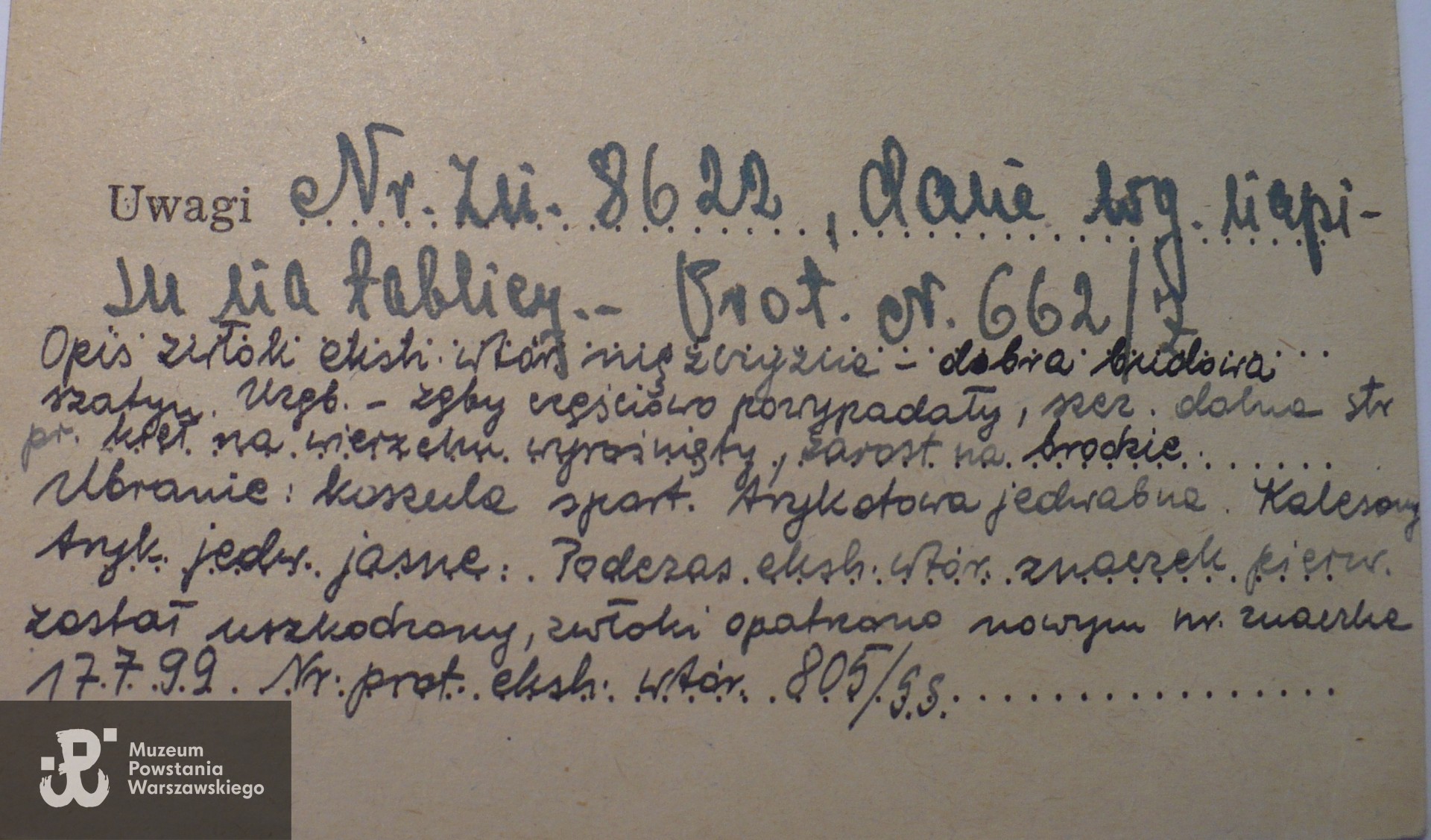 Polski Czerwony Krzyż - kartoteka ogólna poszukiwań