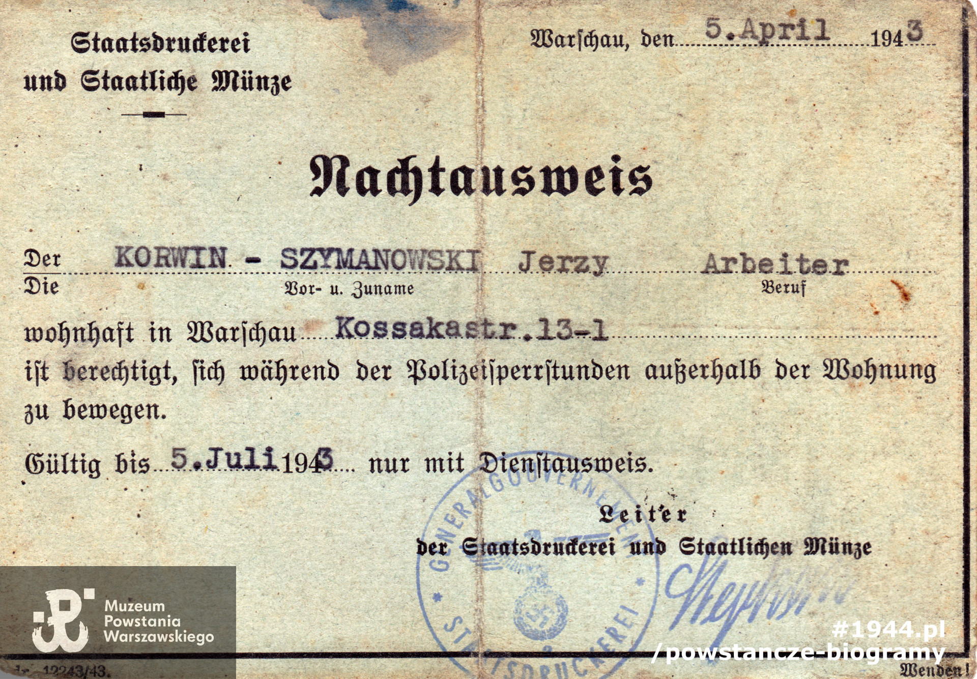 Z archiwum rodzinnego Ireny Henderson 