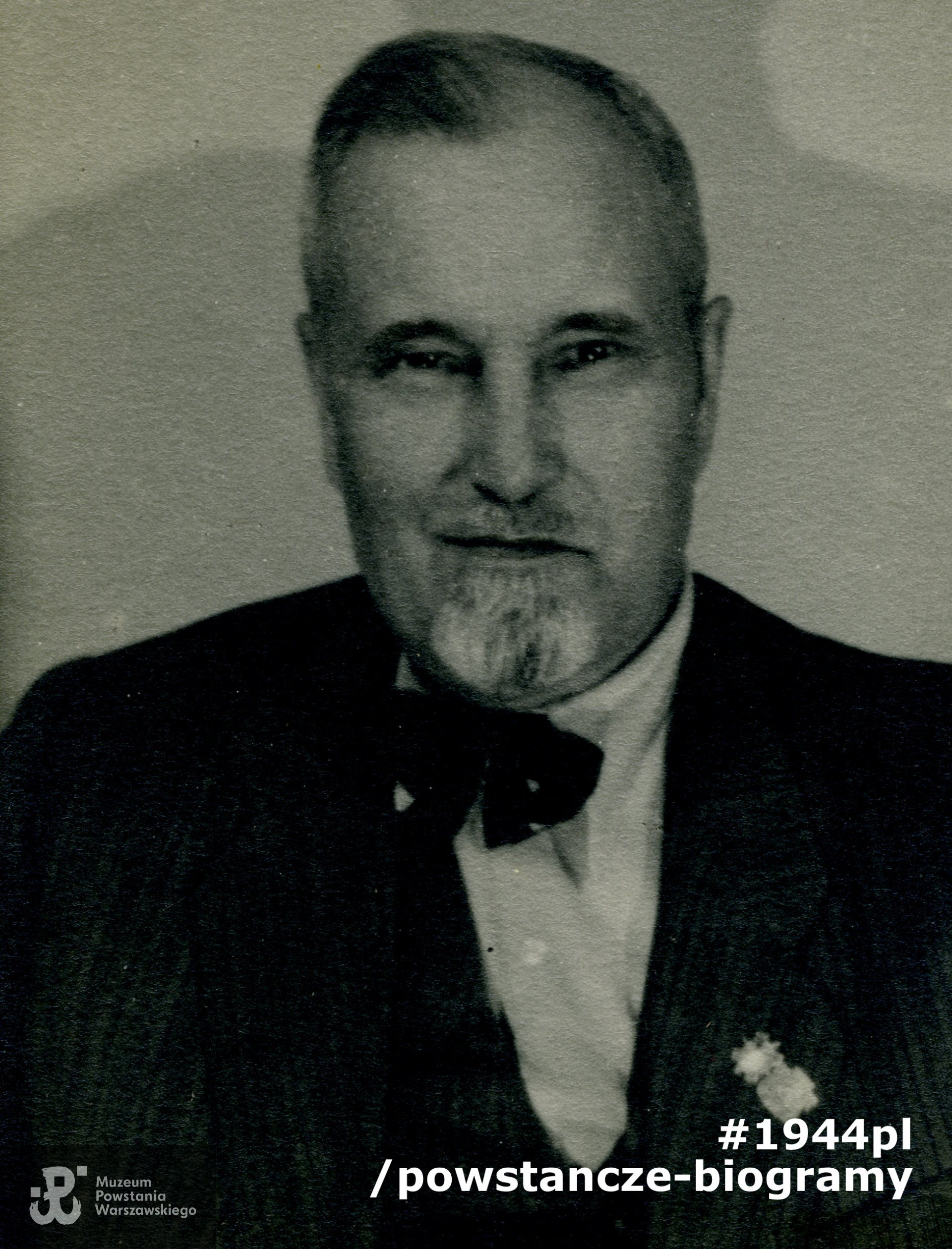 Dr Józef Leśniewski "Maryśka" (1886-1962). Fot. z archiwum prywatnego p. Marianny Hoszowskiej, prawnuczki