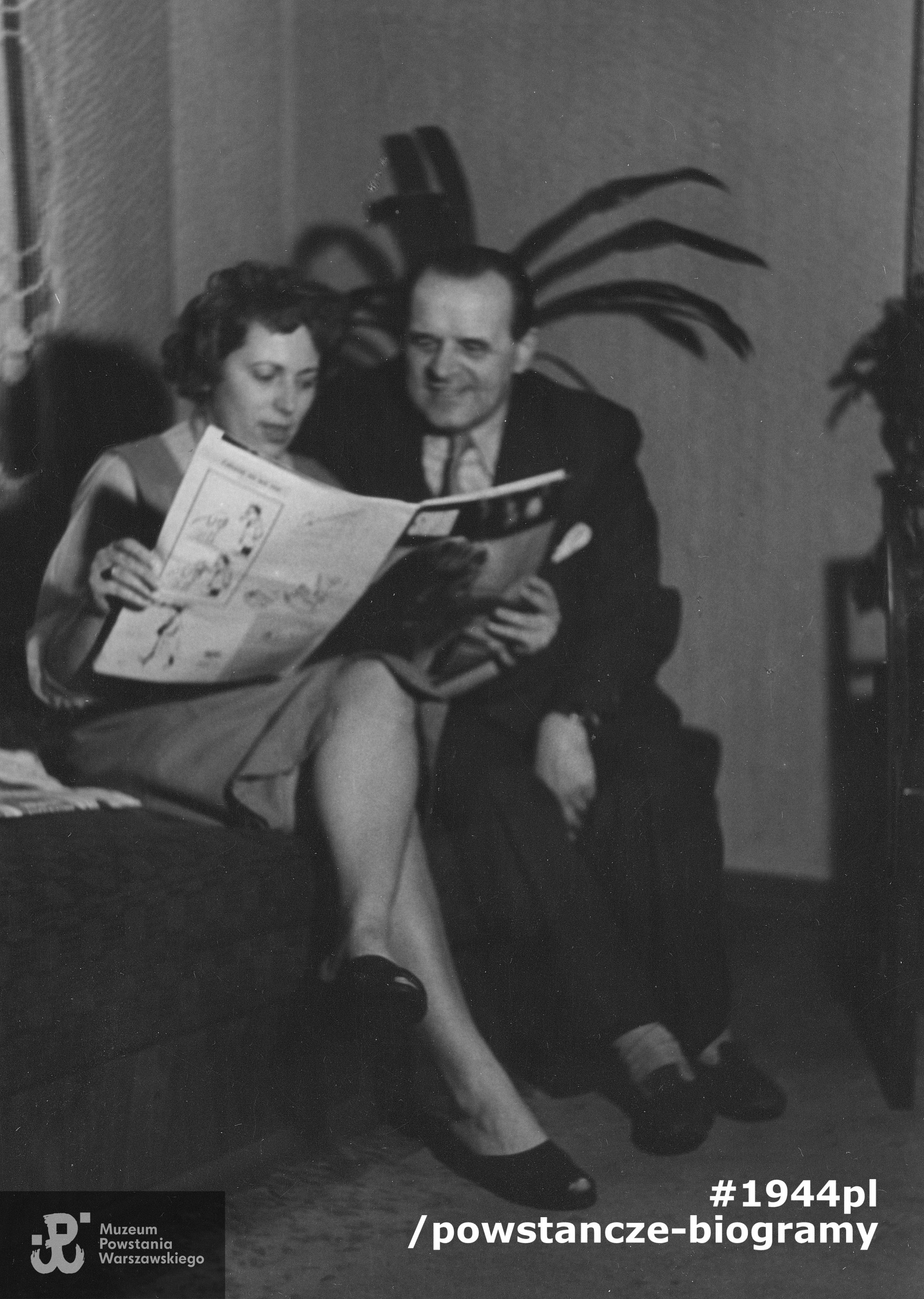 Lata 60-te. Franciszek Hamankiewicz z matką ofiarodawczyni. Fot. ze zbiorów rodzinnych, udostępniła p. Barbara Bańska