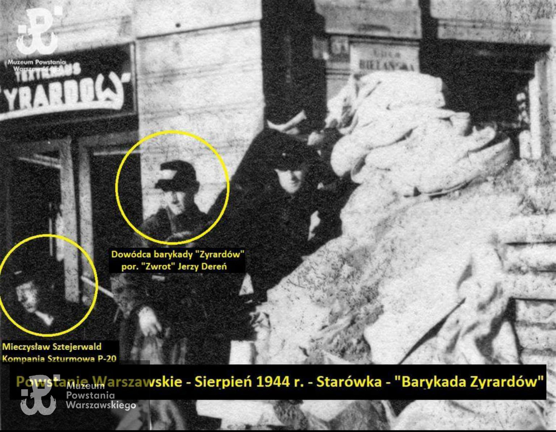 Źródło i identyfikacja - p. Jacek Sztejerwald, <i>Powstanie Warszawskie - Batalion KB "Nałęcz"</i>