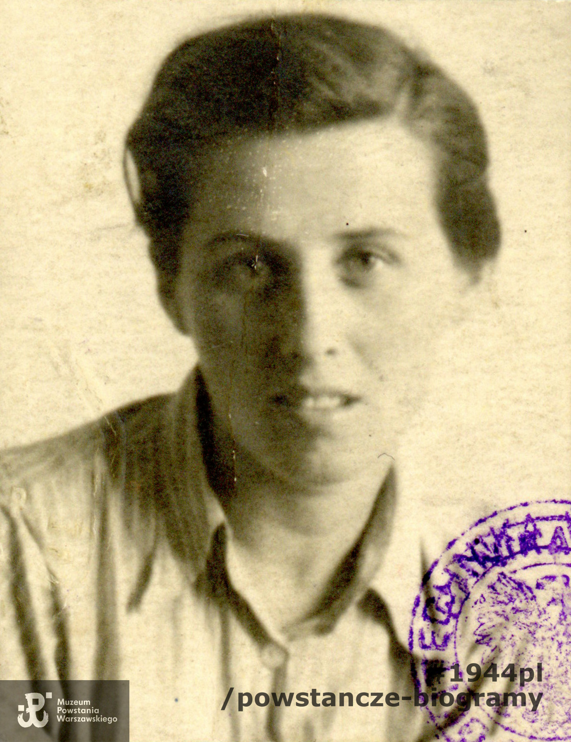 Jako studentka I roku Wydziału Architektury - 1938 rok. Fot. ze zbiorów rodzinnych p. Marii Piechotki z domu  Huber