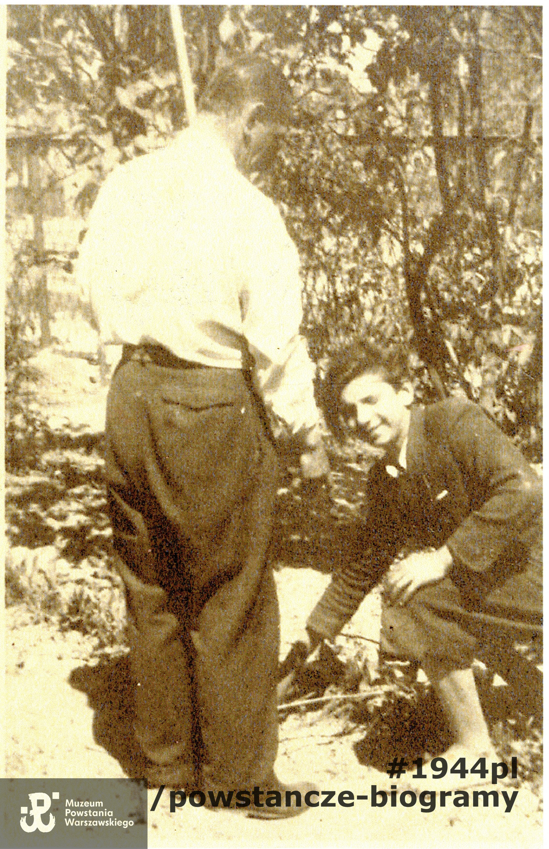 Zdjęcie ze zbiorów prywatnych żony Powstańca, udostępnione za pośrednictwem p. Urszuli Zaniewskiej, MPW