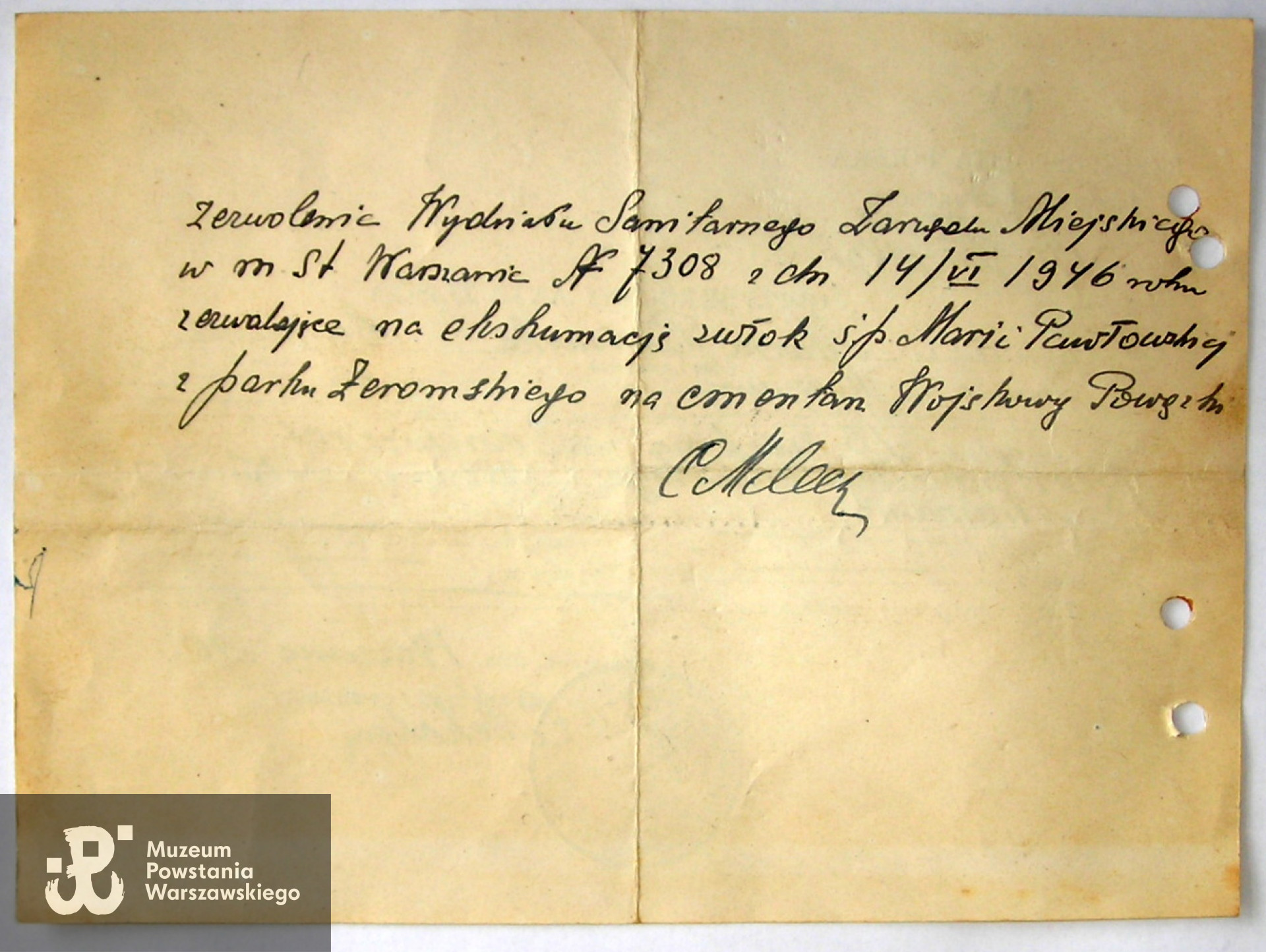 ZCK - Powązki Wojskowe. Skan materiały do Słownika Uczestników PW, kwerenda Powązki